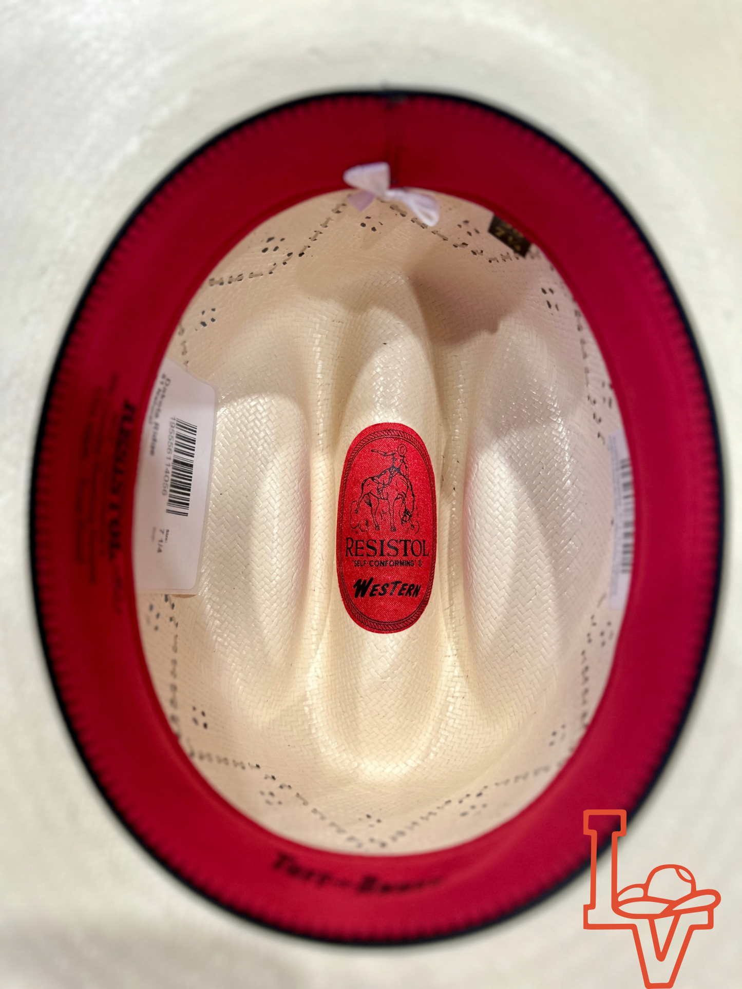 Resistol 20x Dakota Ridge Cowboy Hat Straw Hat Regular Crown Natural