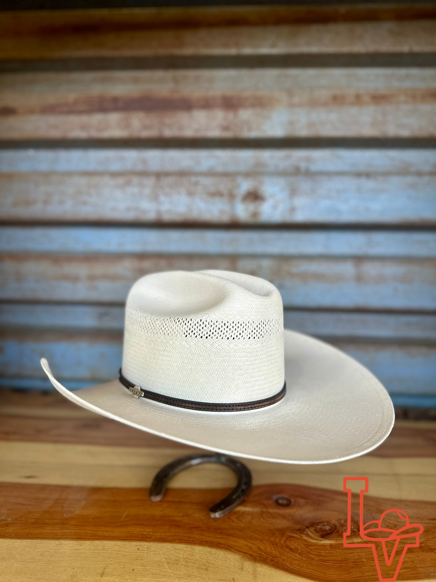 Stetson Lobo 10x Straw Cowboy Hat Natural