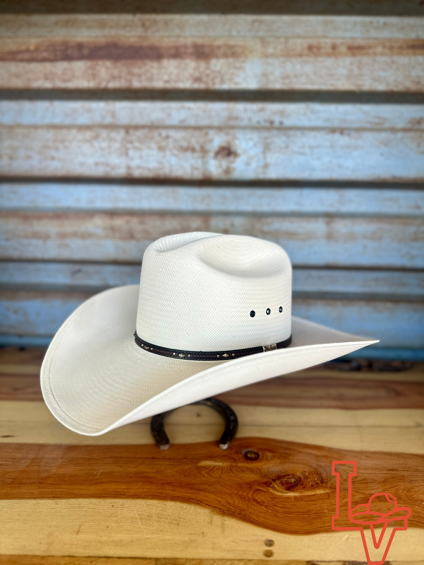 Resistol 10x Kingman K Cowboy Straw Hat Regular Crown Natural