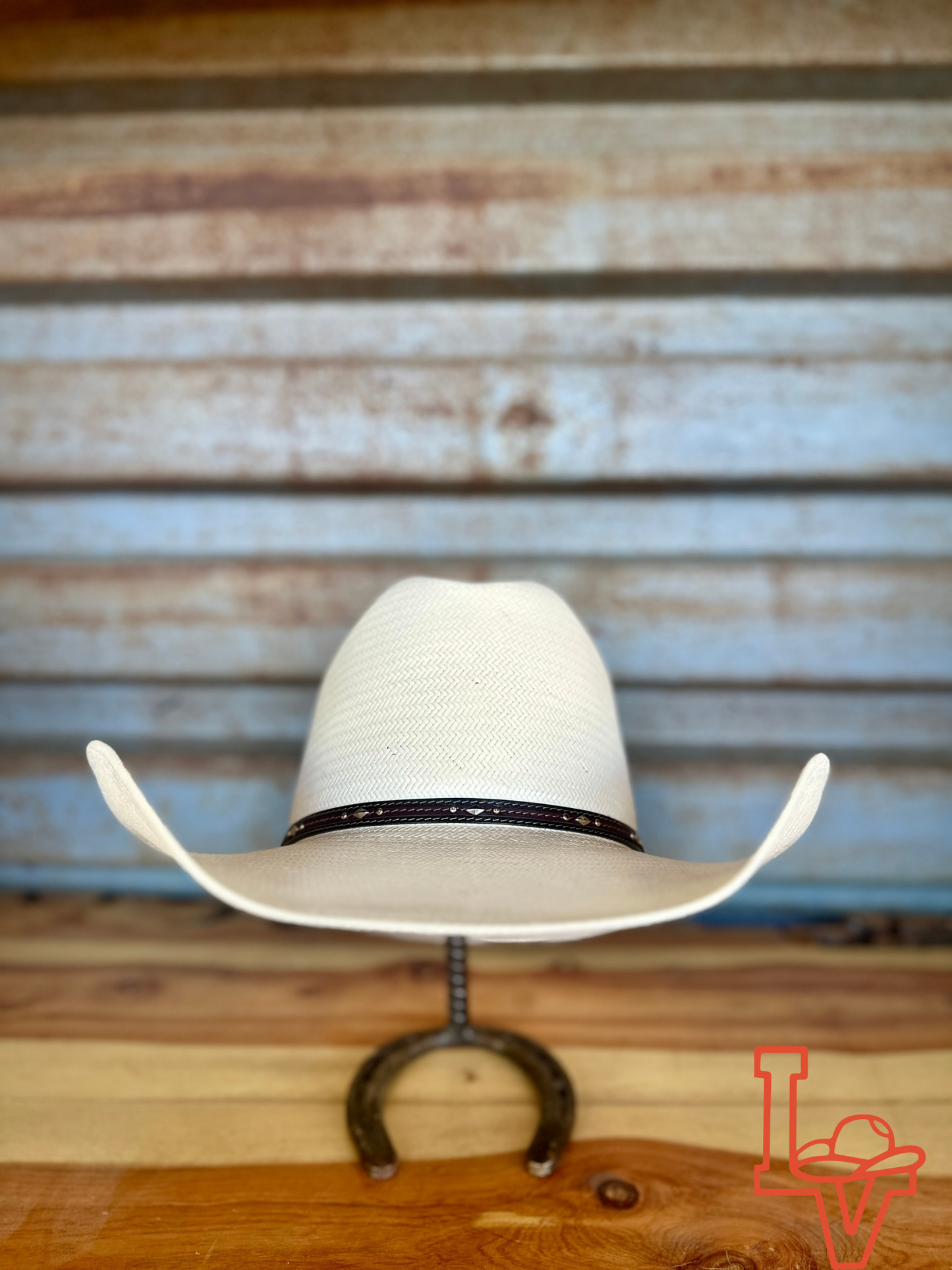 Resistol 10x Kingman K Cowboy Straw Hat Regular Crown Natural