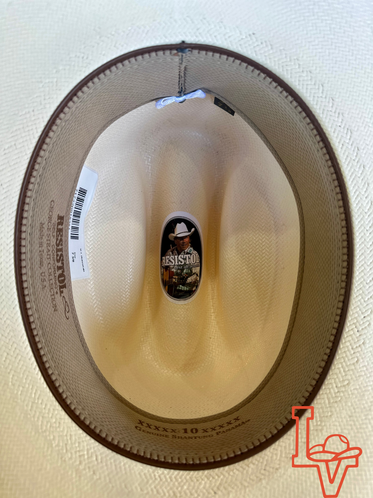 Resistol 10x Kingman K Cowboy Straw Hat Regular Crown Natural