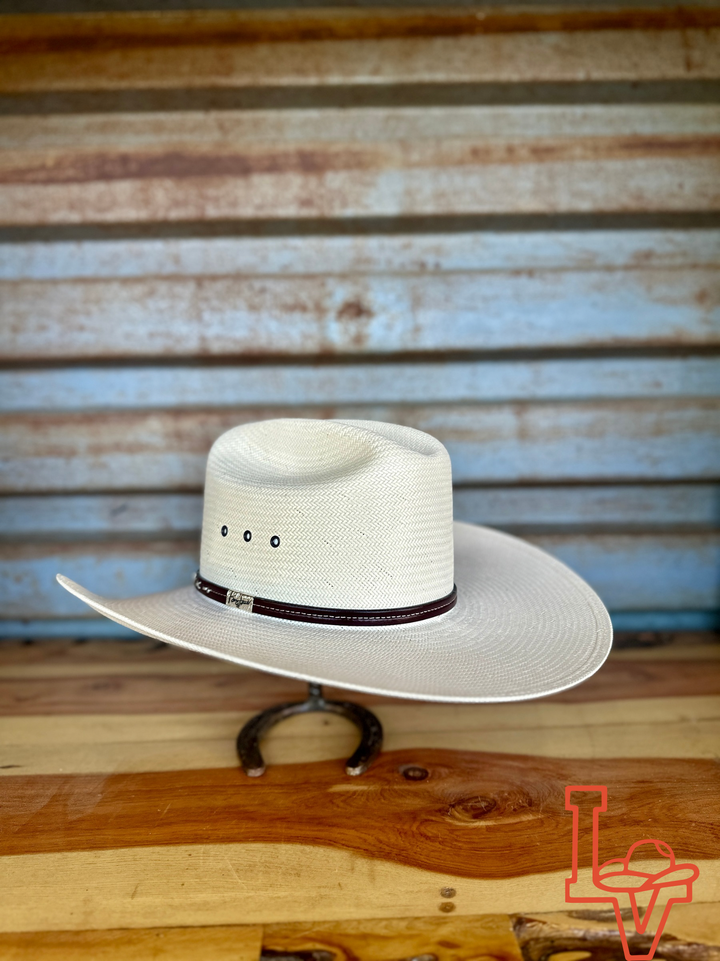 Resistol 10x Hazer Cowboy Straw Hat Regular Crown Natural