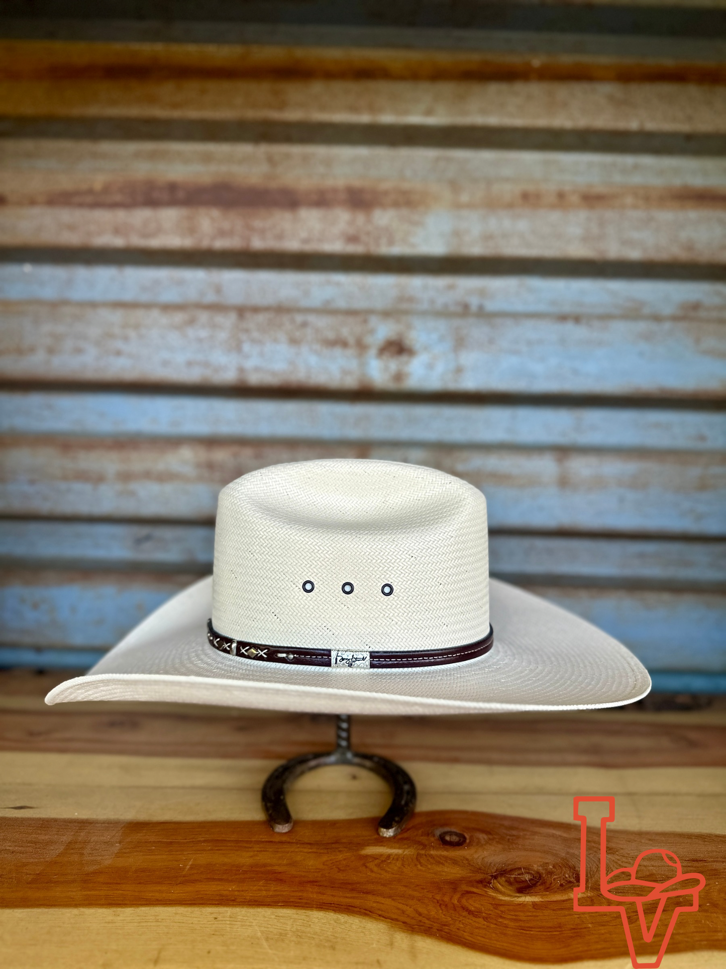 Resistol 10x Hazer Cowboy Straw Hat Regular Crown Natural