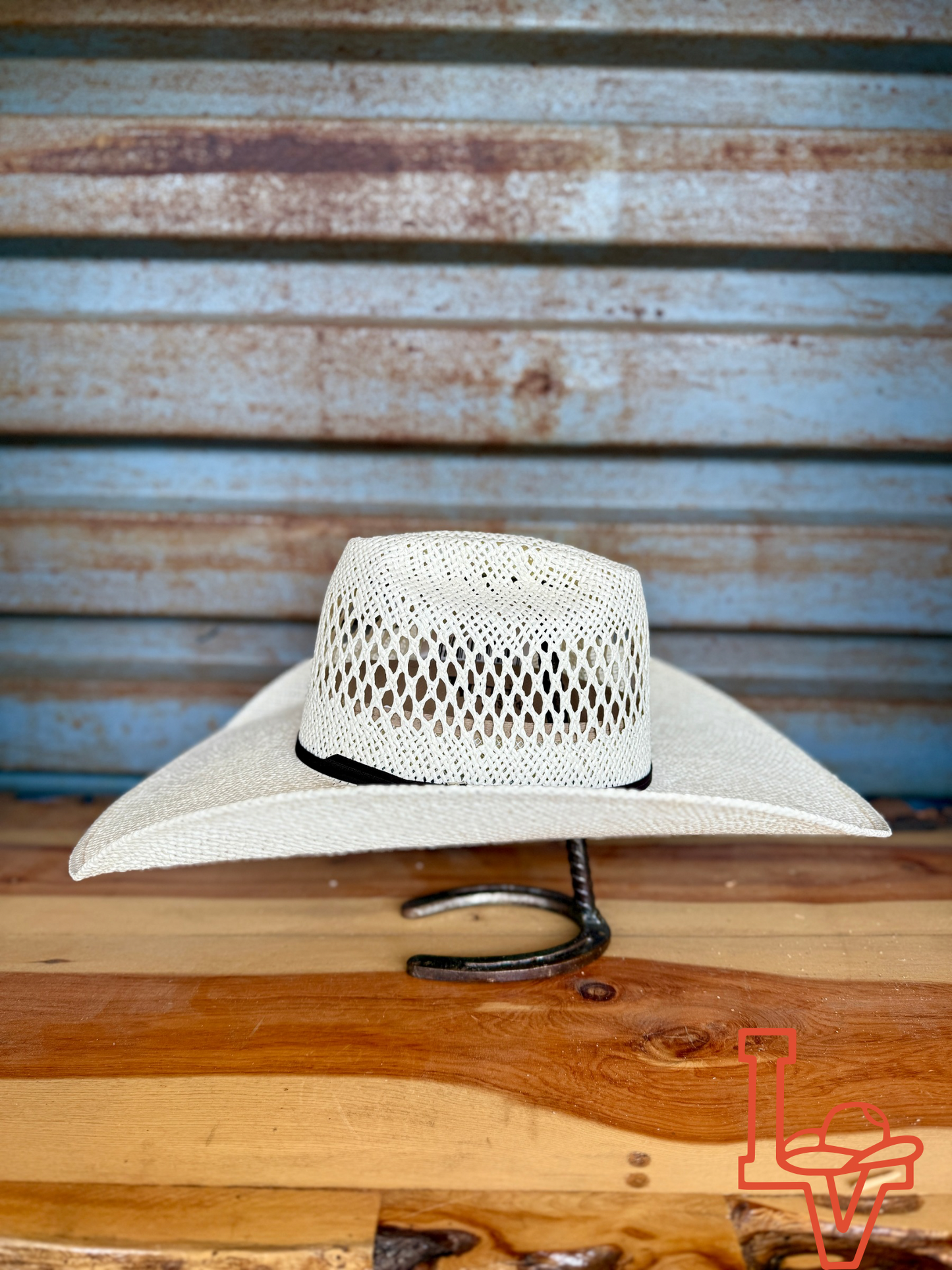 Twister Straw Hat Regular Crown Jute Cream