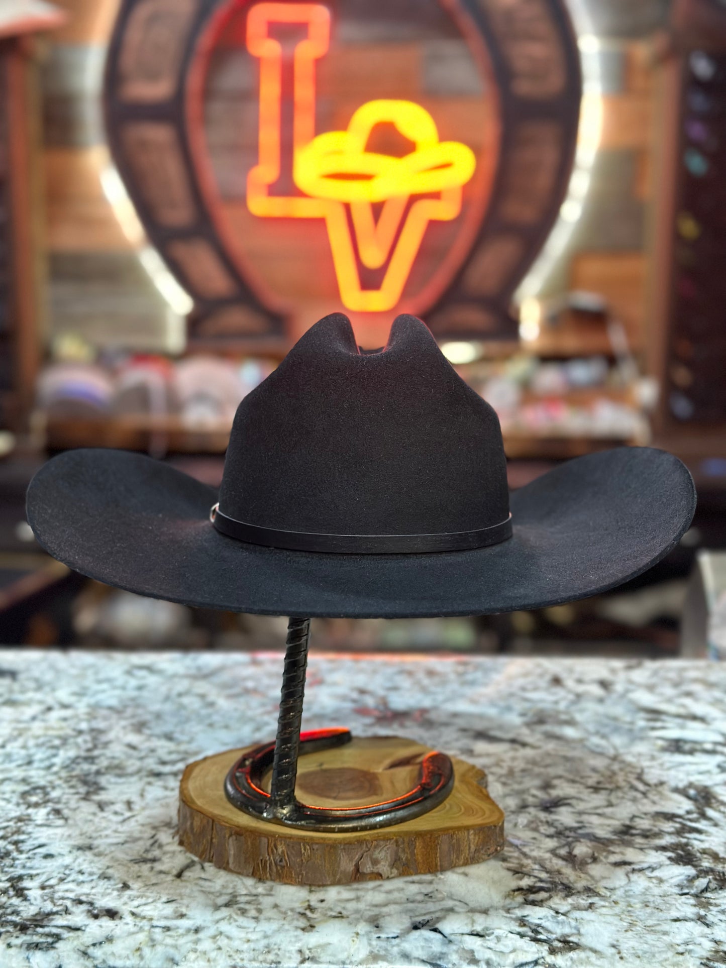 Stetson Del Norte 6x Felt Cowboy Hat Black
