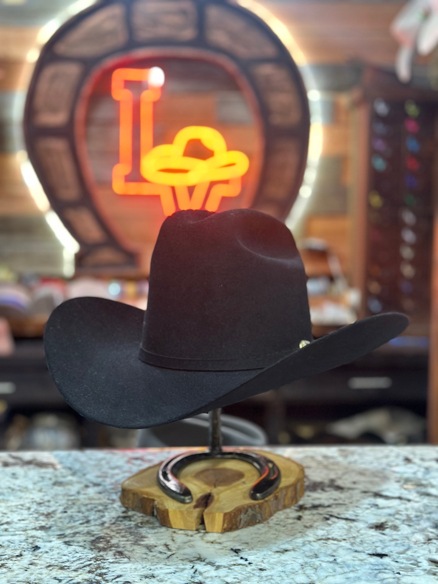 Stetson Palacio II 6x Felt Cowboy Hat Black