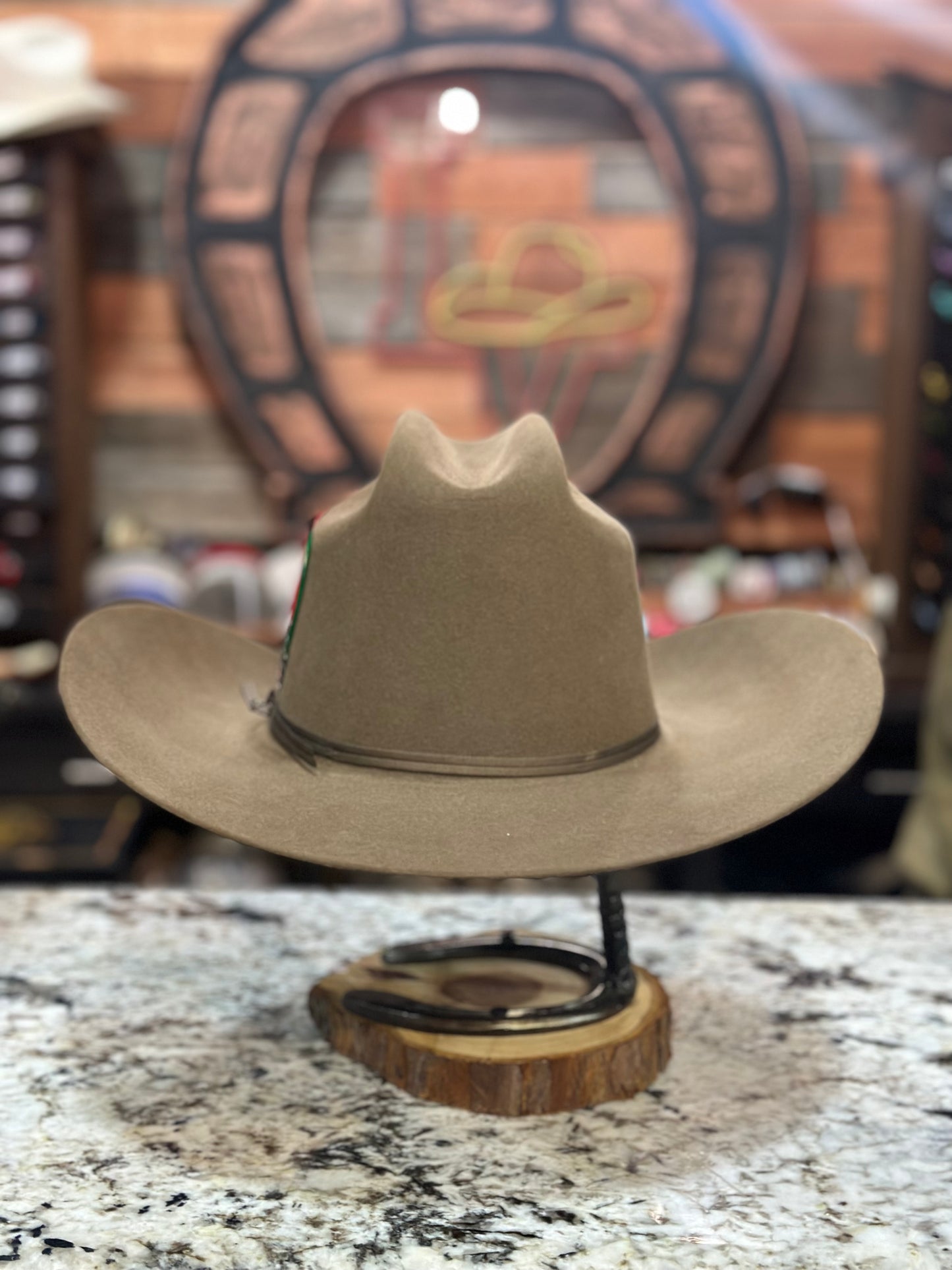 Stetson 6x Rancher Cowboy Felt Hat Regular Crown Acorn