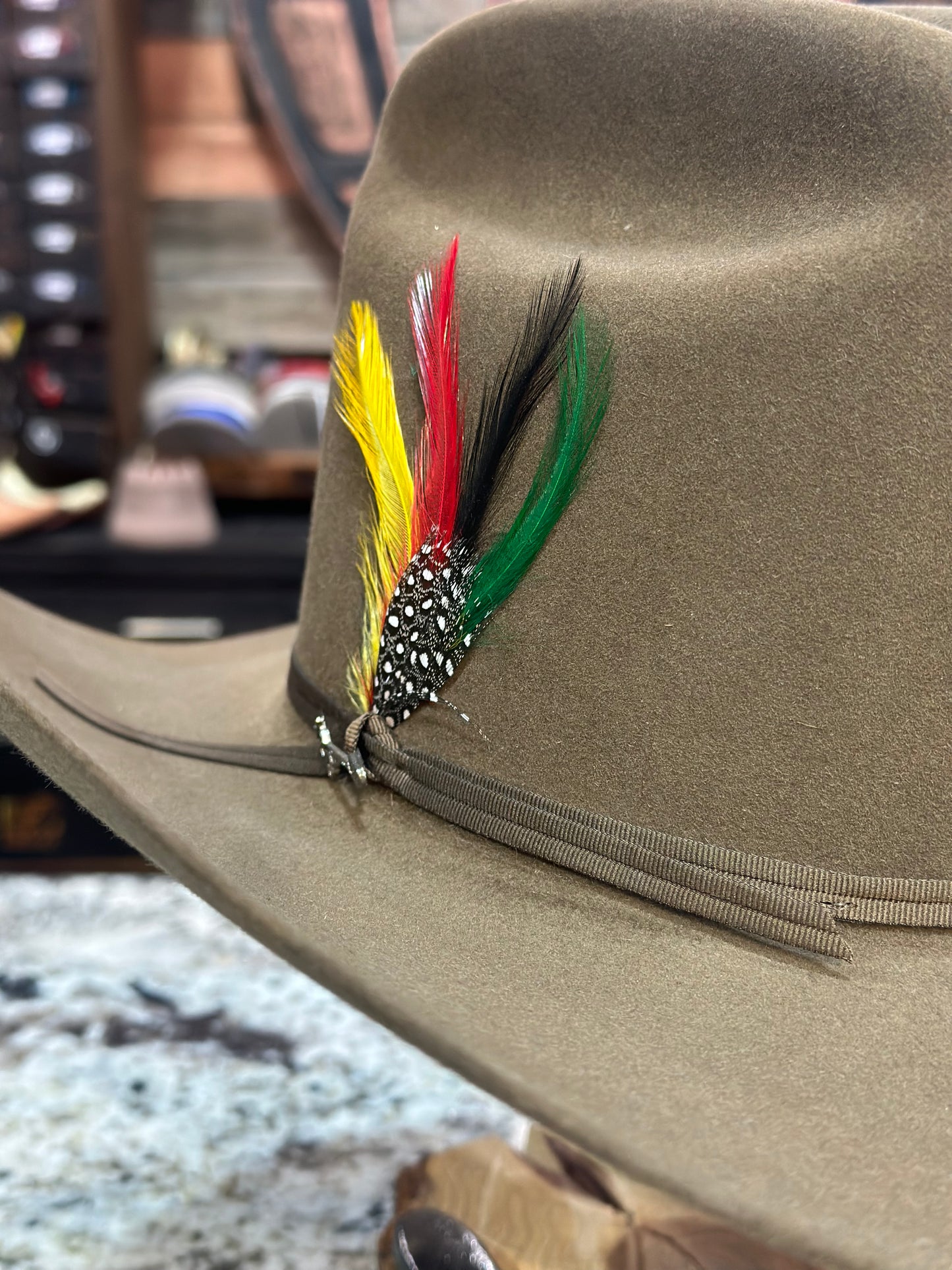 Stetson 6x Rancher Cowboy Felt Hat Regular Crown Acorn