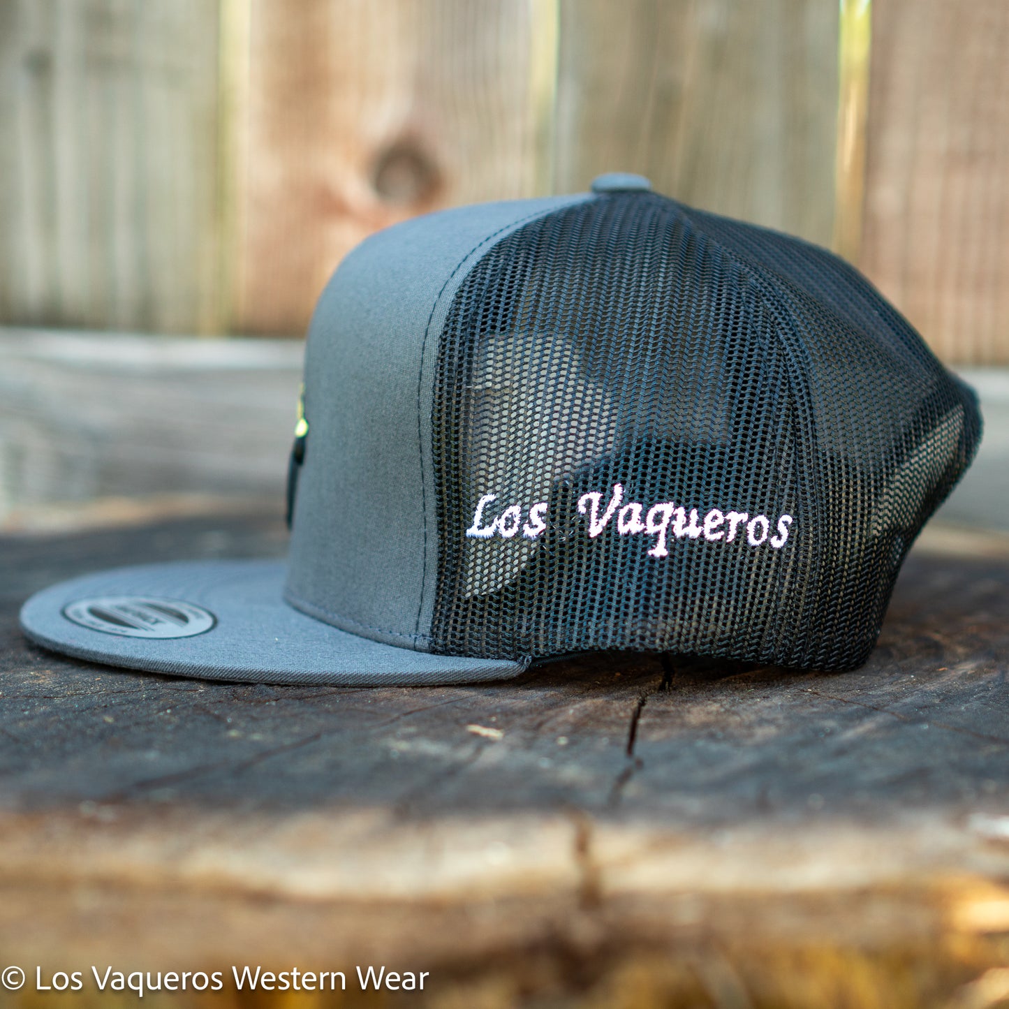 Los Vaqueros Sombrerito LV Logo Snapback Grey/Black