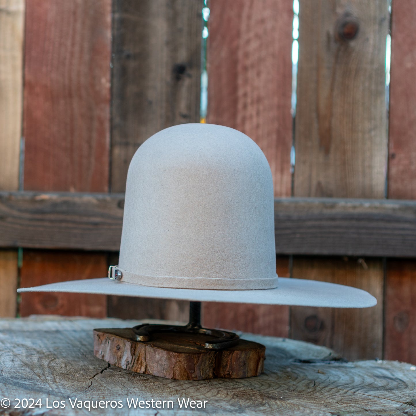 Laredo Wool Felt Hat Open Tall Crown Stone