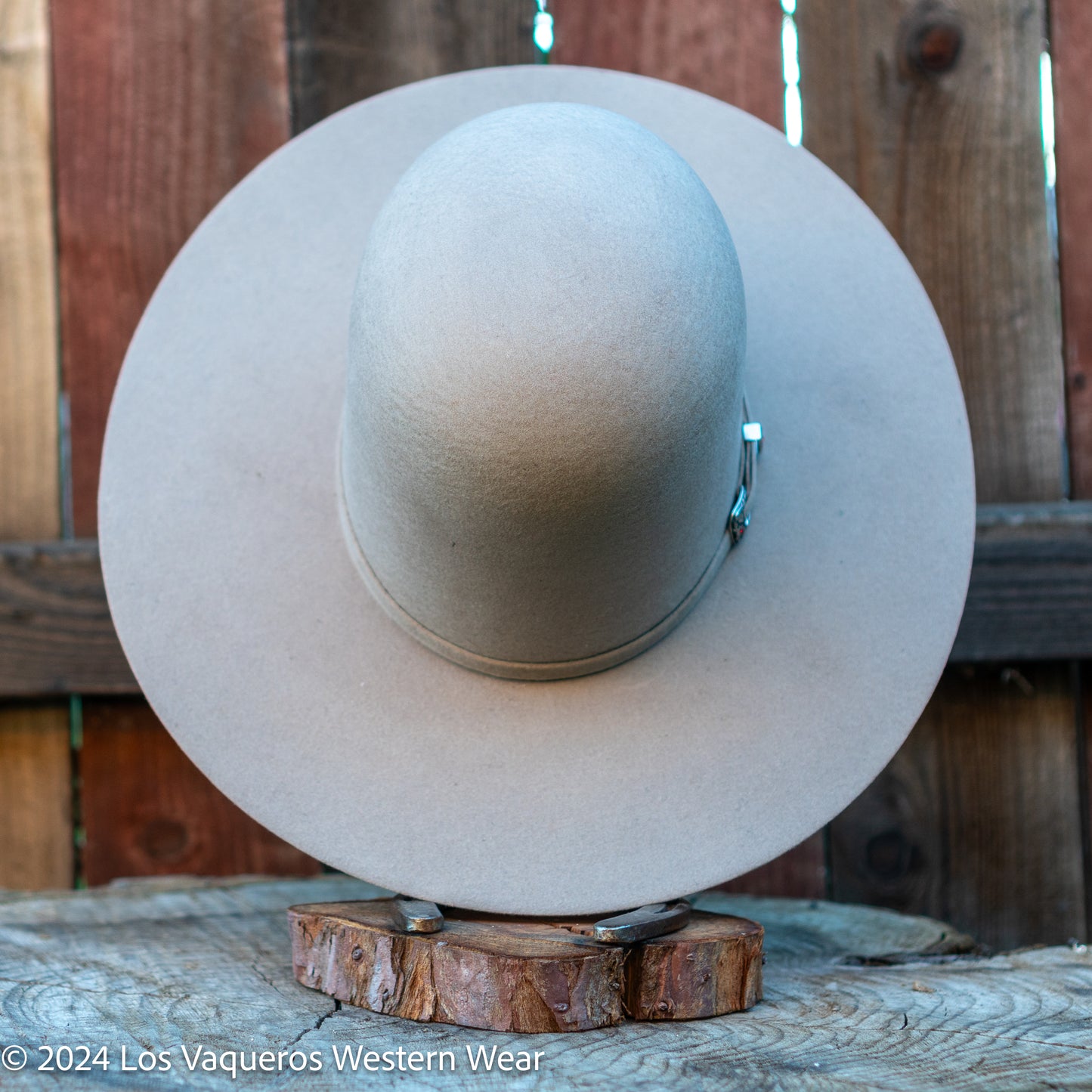 Laredo Wool Felt Hat Open Tall Crown Stone