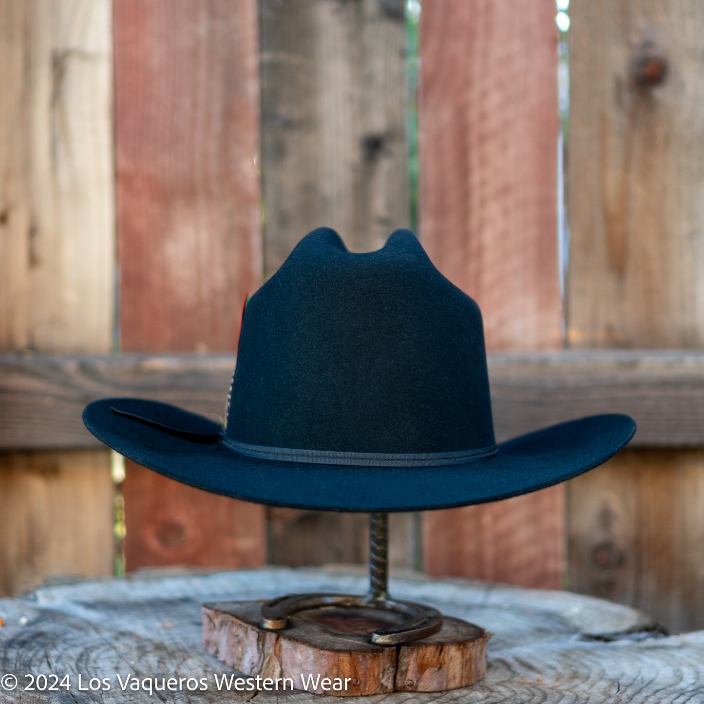 Laredo Wool Felt Hat Sinaloa Style Tall Crown Black