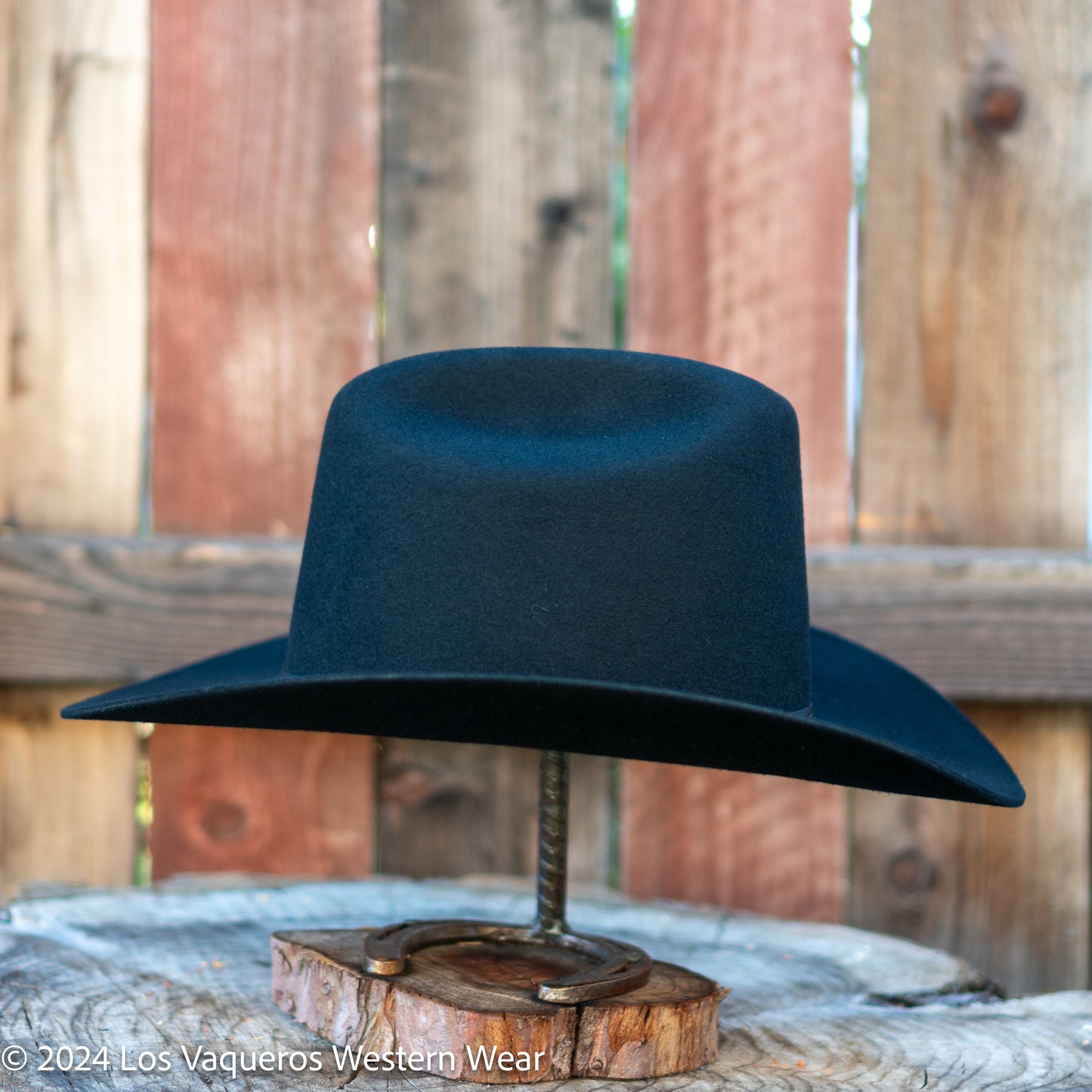 Laredo Wool Felt Hat Sinaloa Style Tall Crown Black