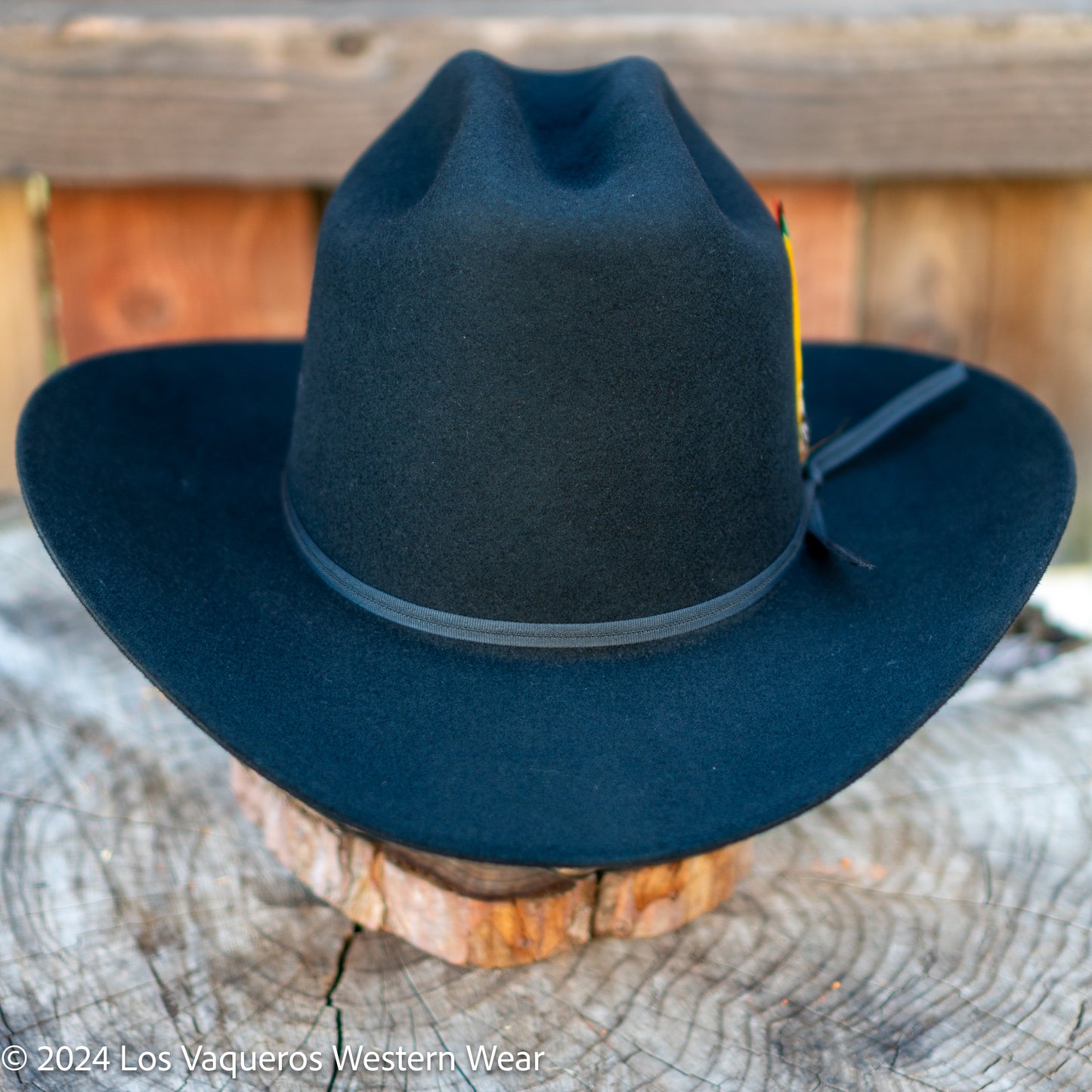 Laredo Wool Felt Hat Sinaloa Style Tall Crown Black