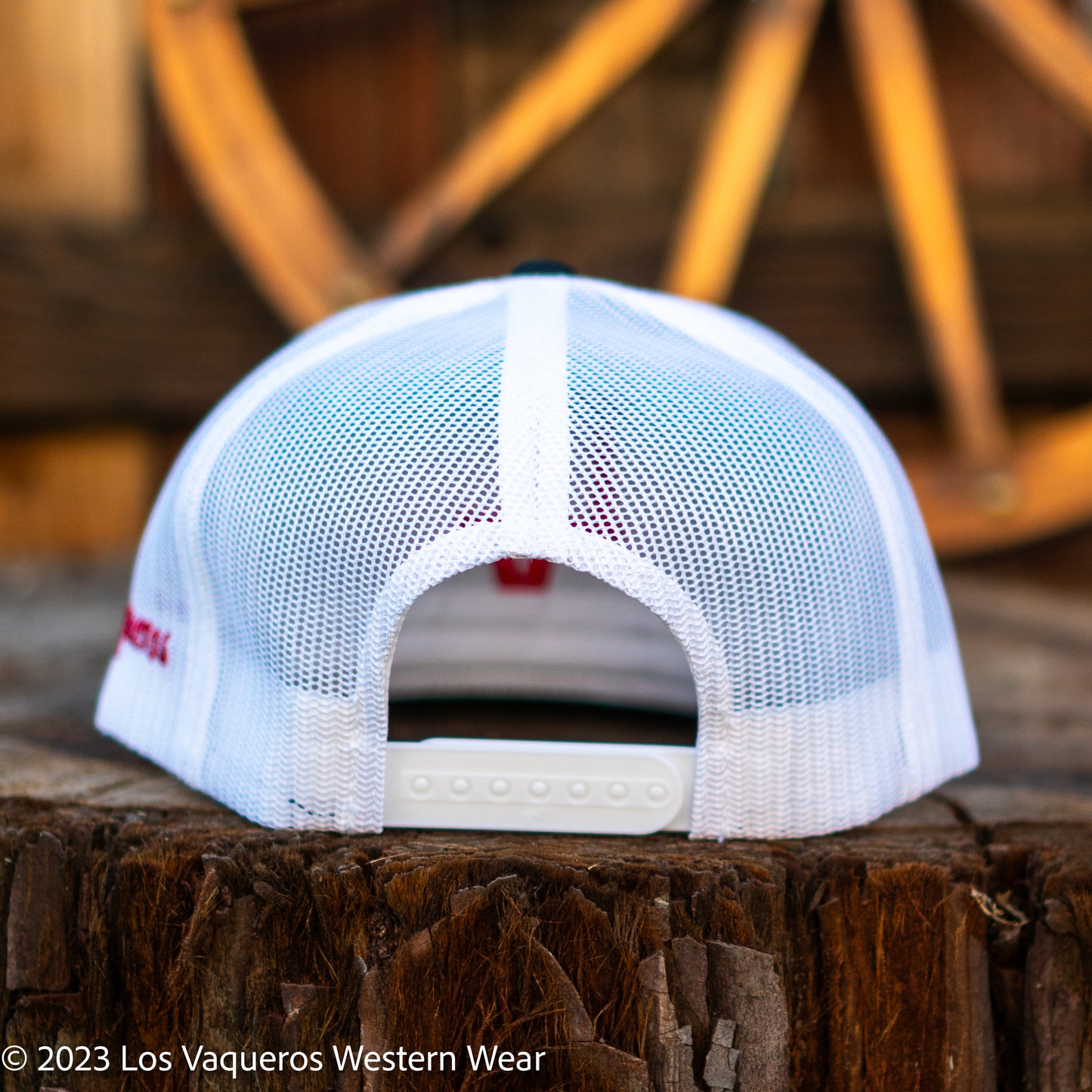 Los Vaqueros LV Logo Snapback Black/White