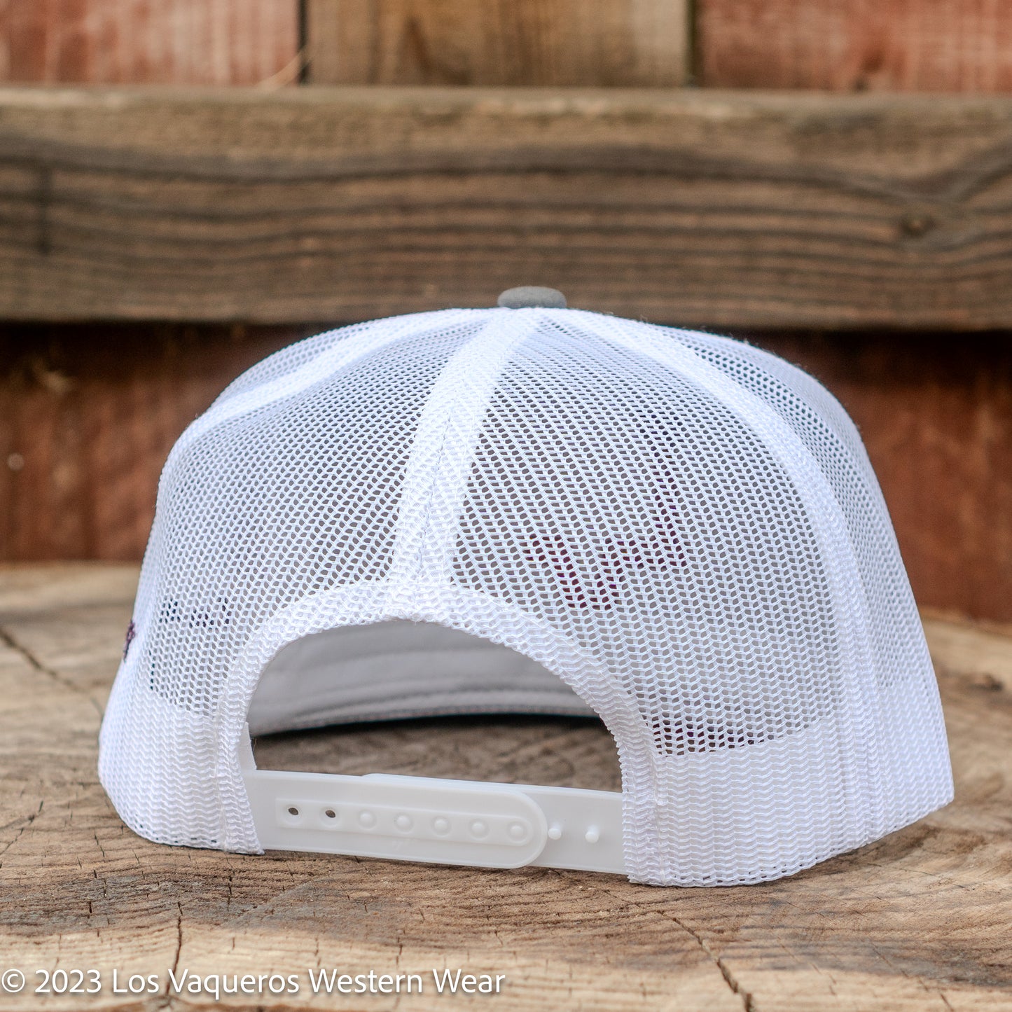 Los Vaqueros LV Logo Snapback Grey/White