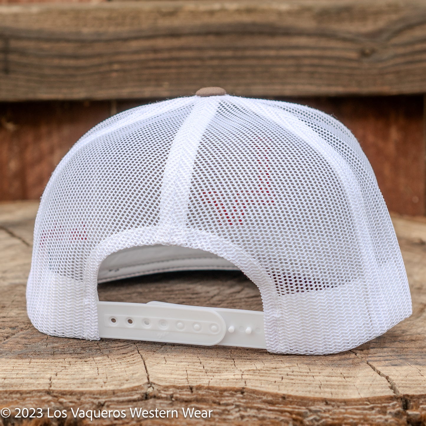 Los Vaqueros LV Logo Snapback Brown/White