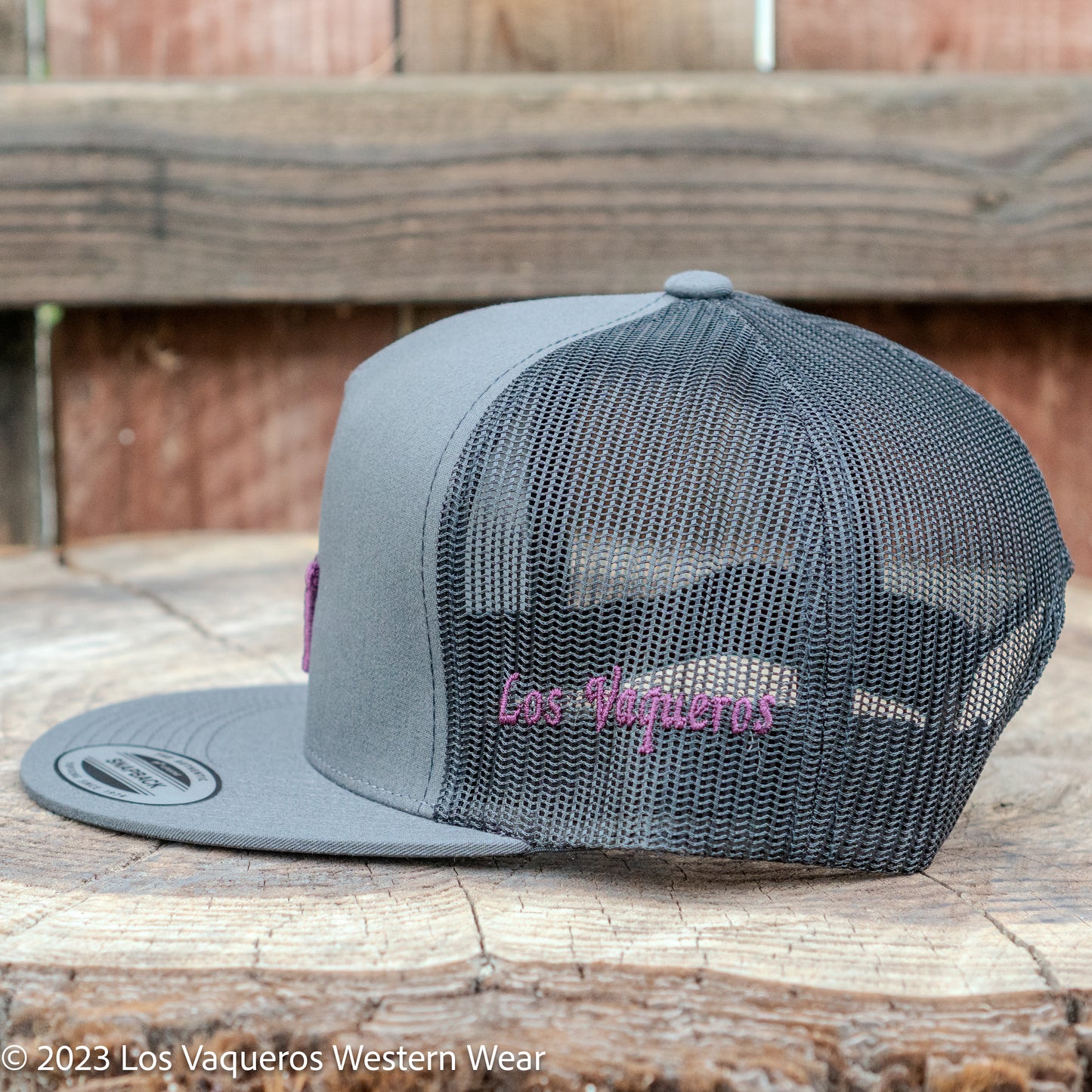 Los Vaqueros LV Logo Snapback Grey/Black