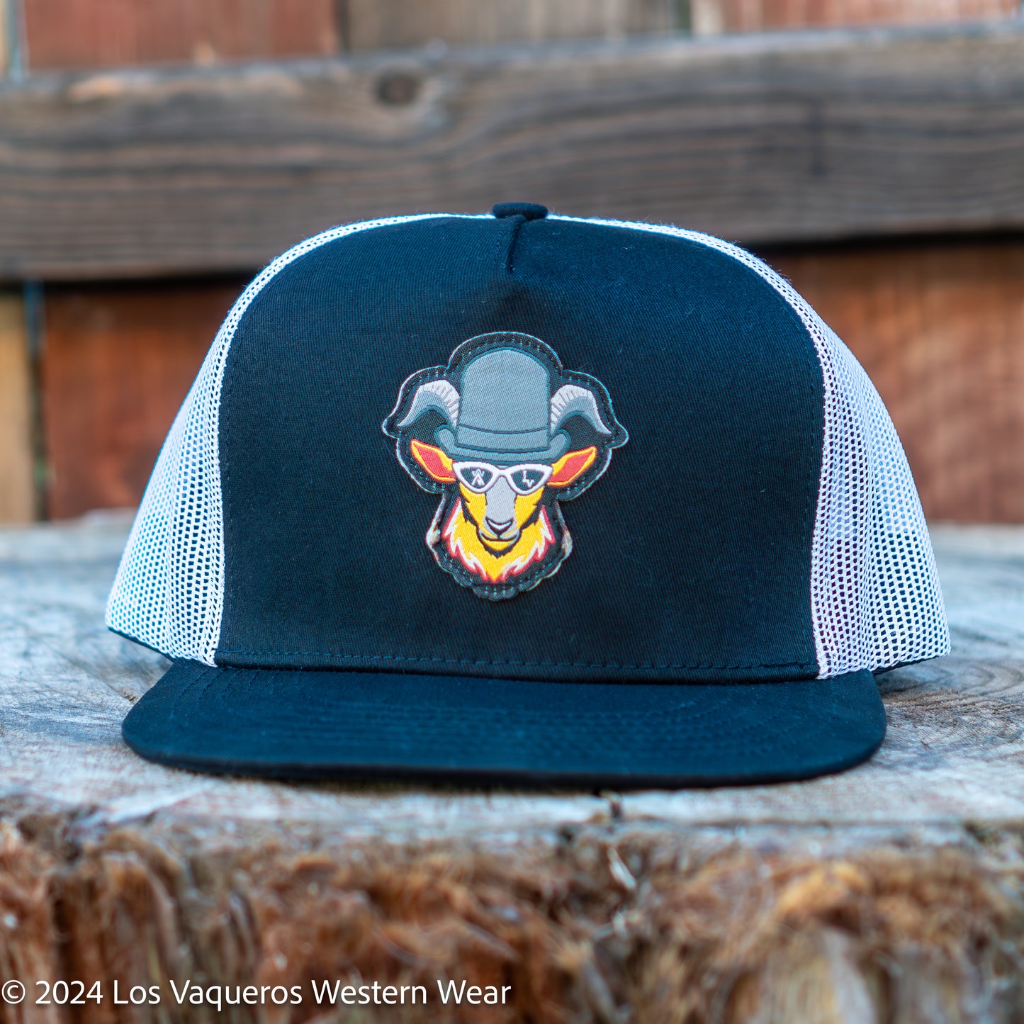 Los Vaqueros x Arctic Hatters CaliGoat Snapback Black/White