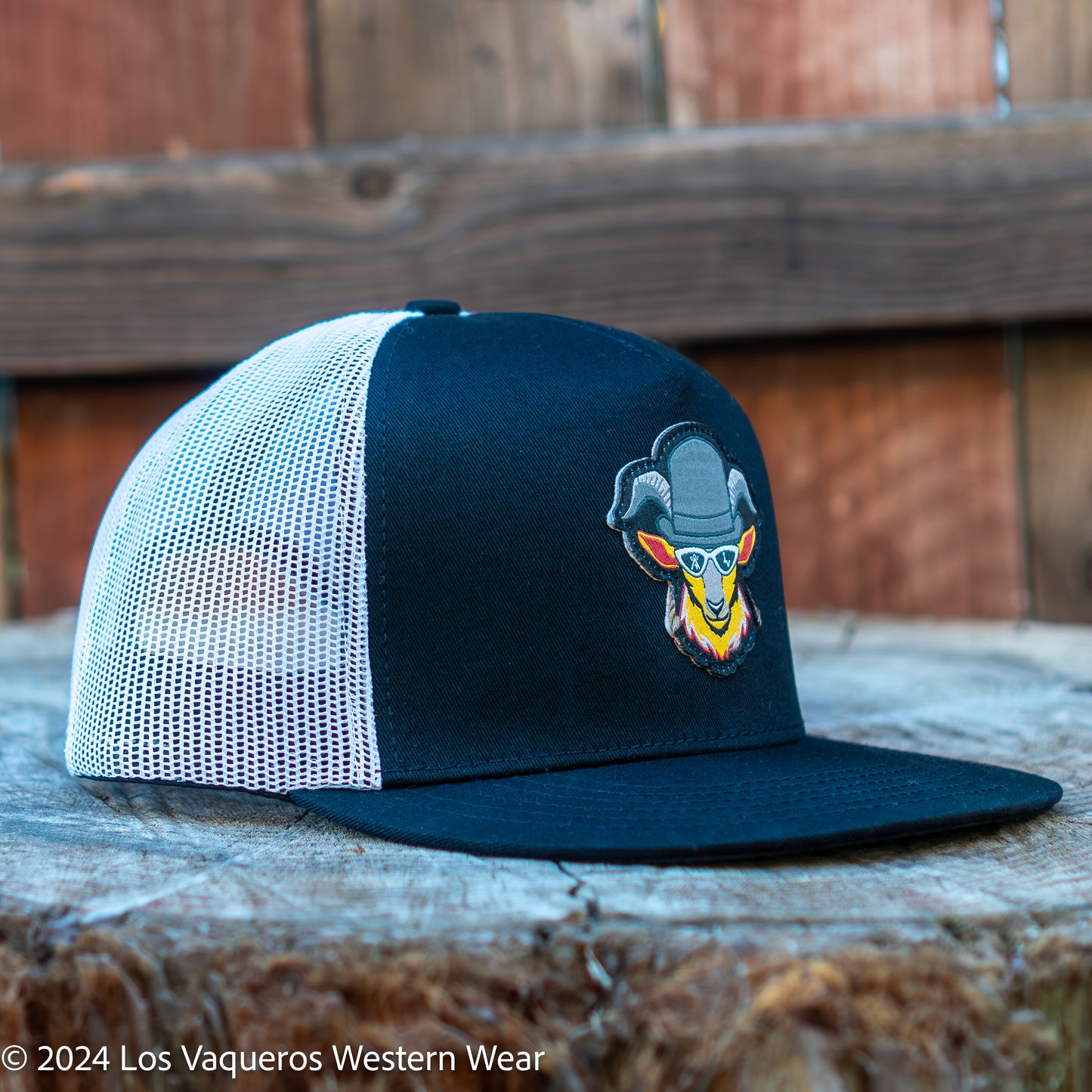 Los Vaqueros x Arctic Hatters CaliGoat Snapback Black/White
