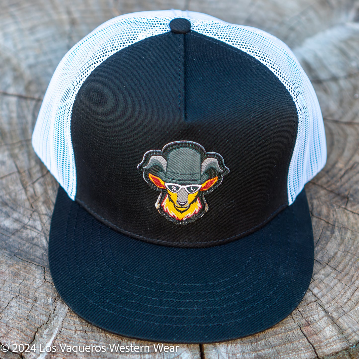 Los Vaqueros x Arctic Hatters CaliGoat Snapback Black/White