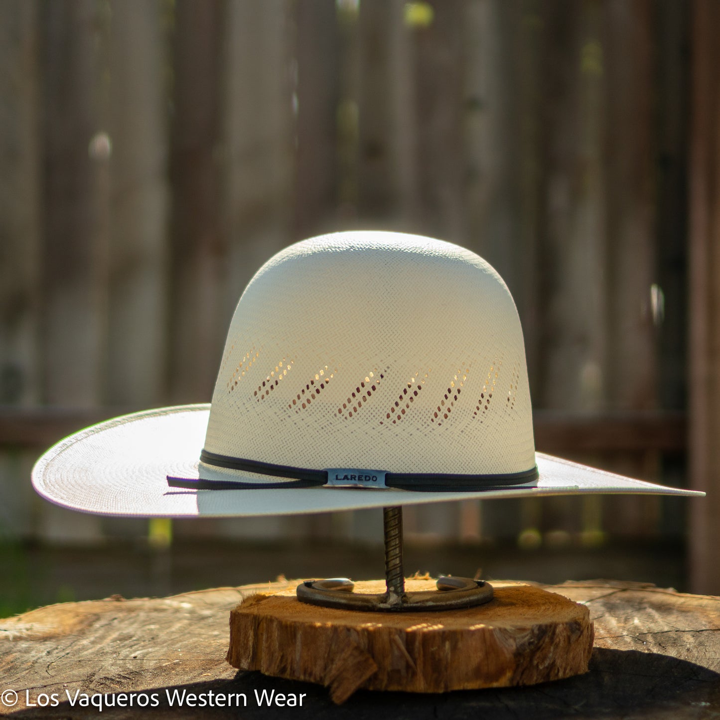 Laredo Straw Hat Regular Crown Moro White
