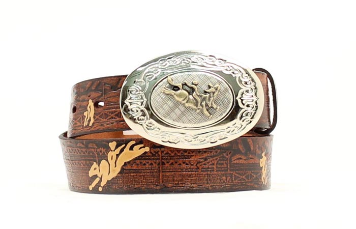 Nocona Boys Western Belt Brown