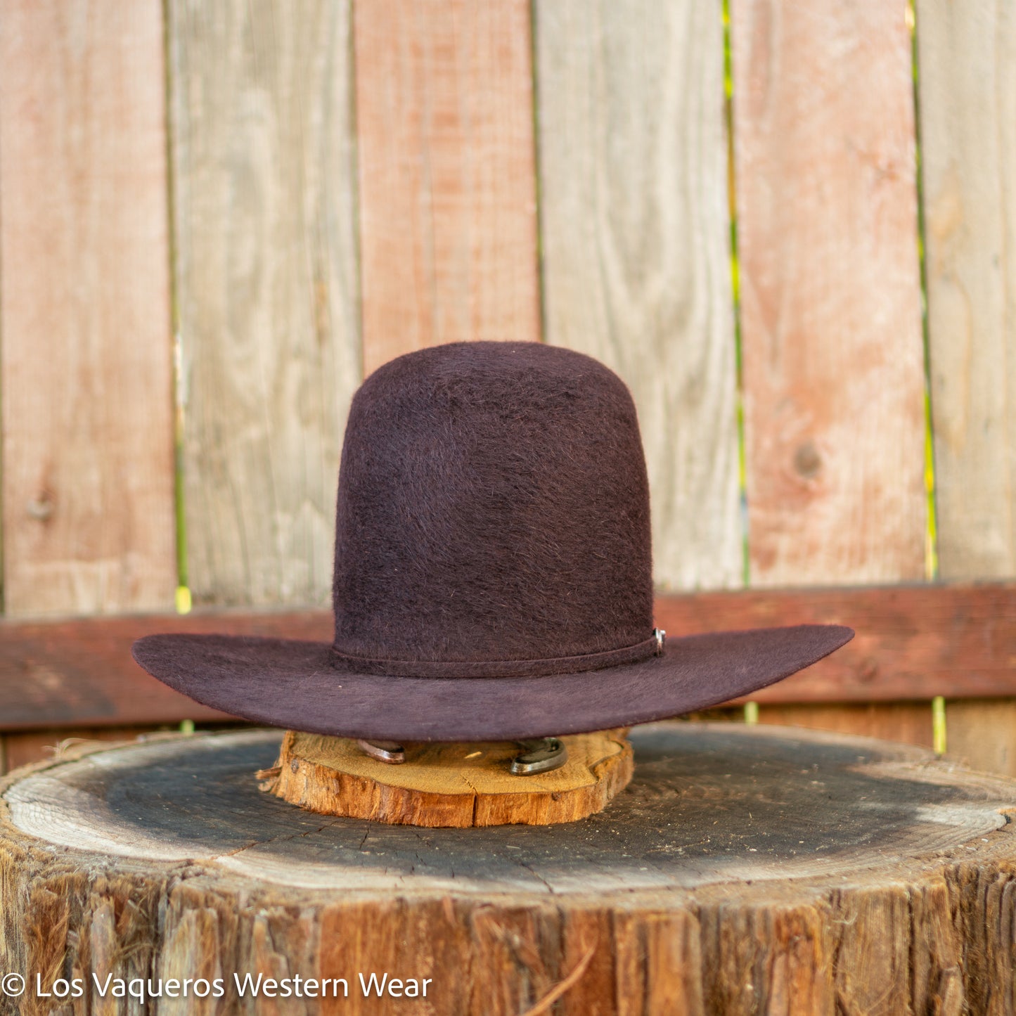 Rodeo King 10X Grizzly Felt Hat Tall Crown Black Cherry