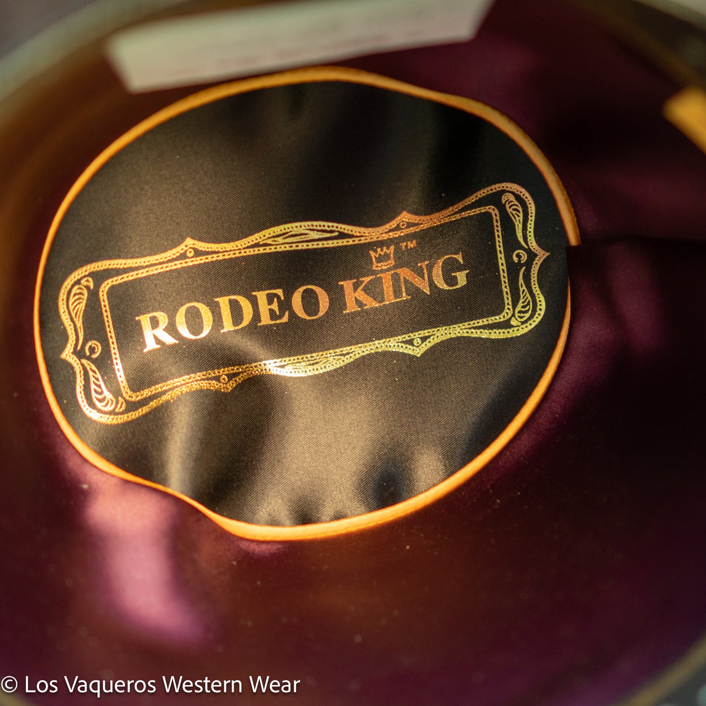 Rodeo King 10X Grizzly Felt Hat Tall Crown Black Cherry