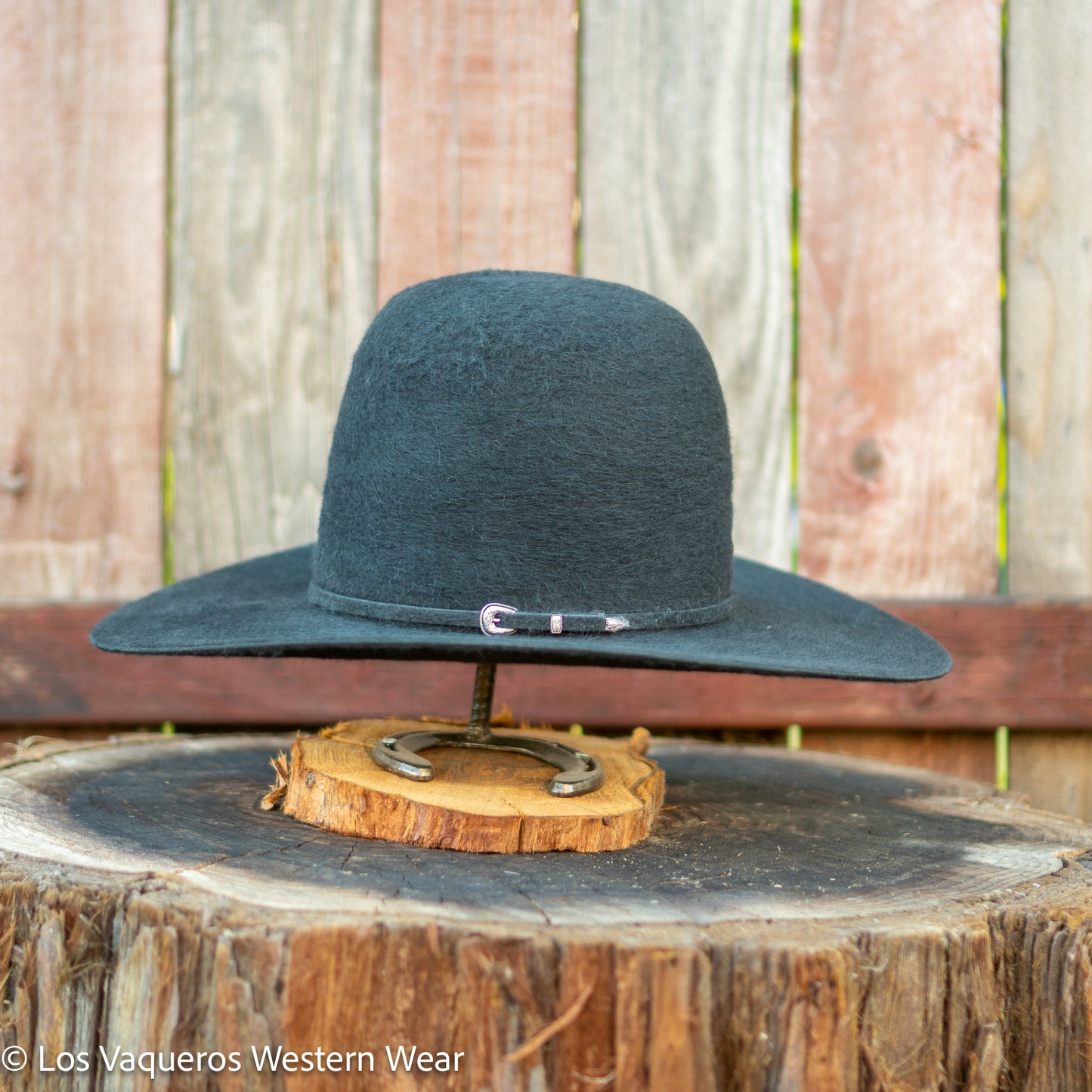 Rodeo King 10X Grizzly Felt Hat Tall Crown Charcoal