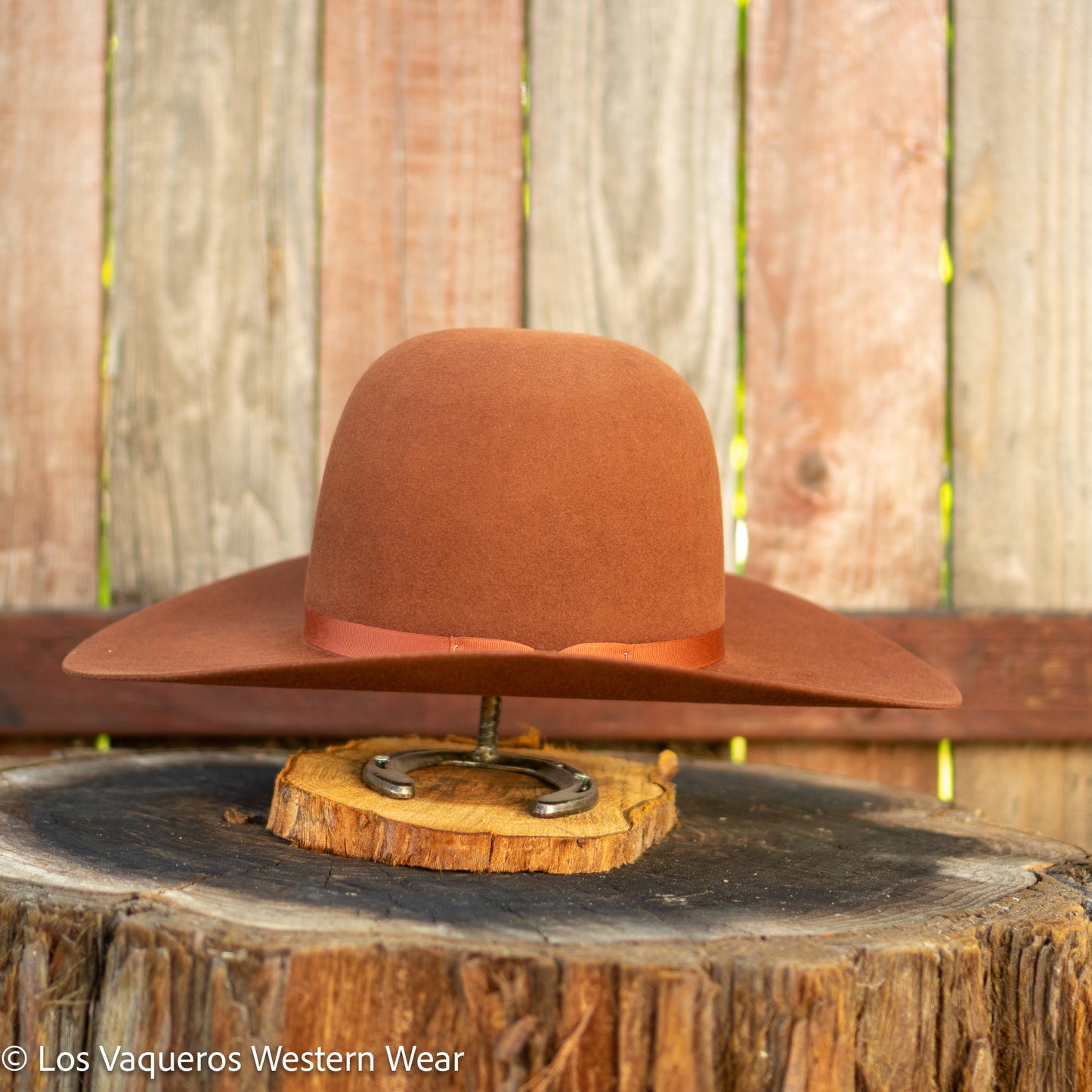 Rodeo King 7X Beaver Felt Hat Regular Crown Rust