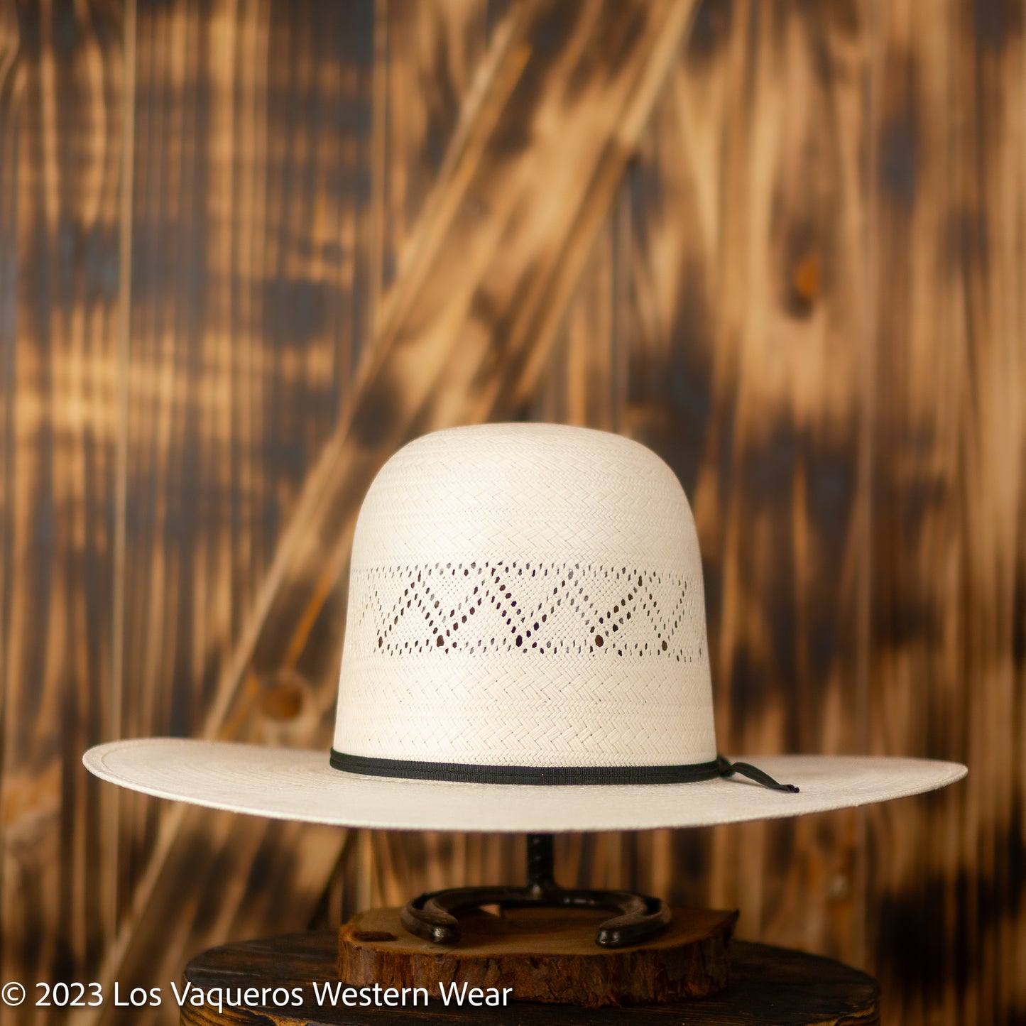 Rodeo King Ivory Coast Straw Hat Regular Crown White