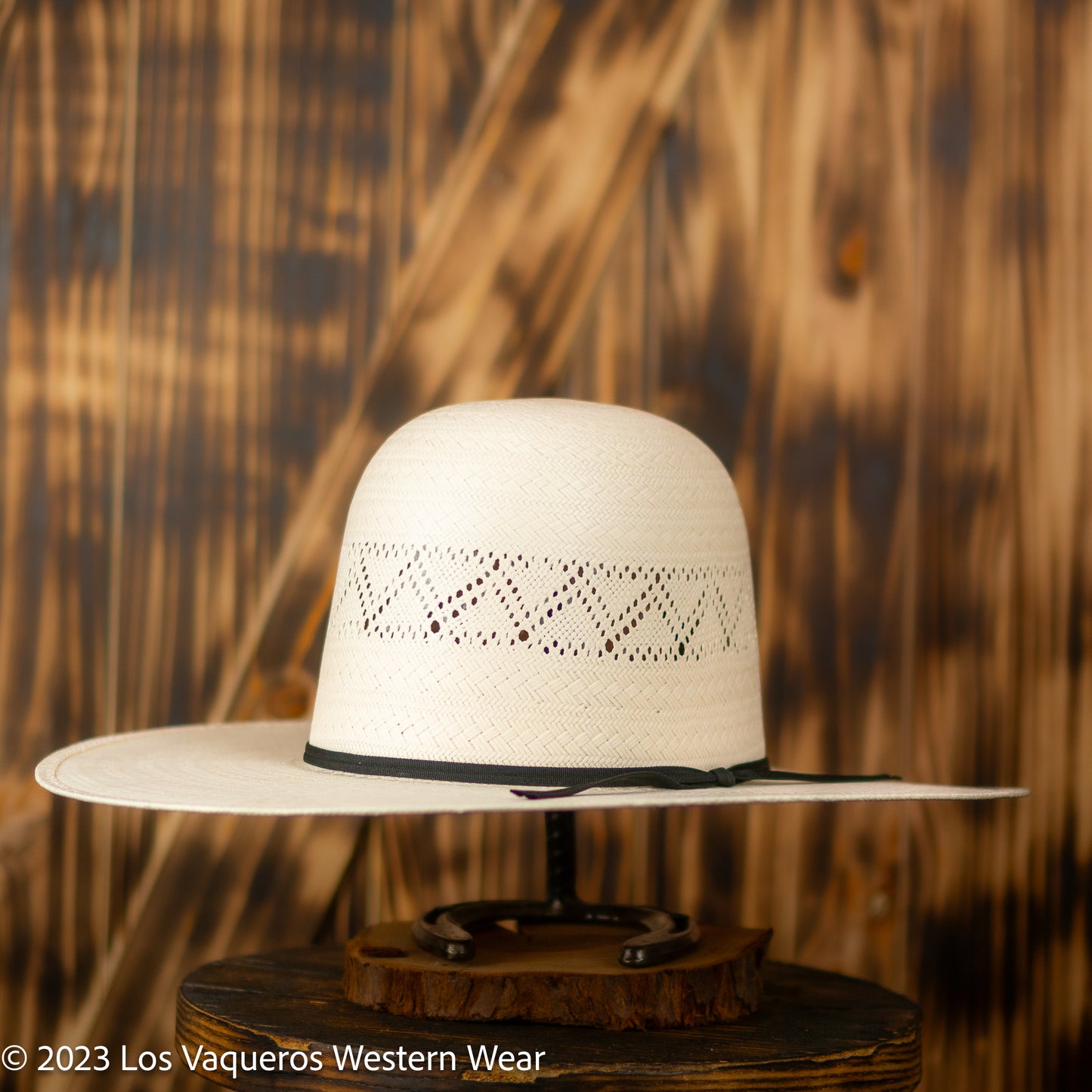 Rodeo King Ivory Coast Straw Hat Regular Crown White