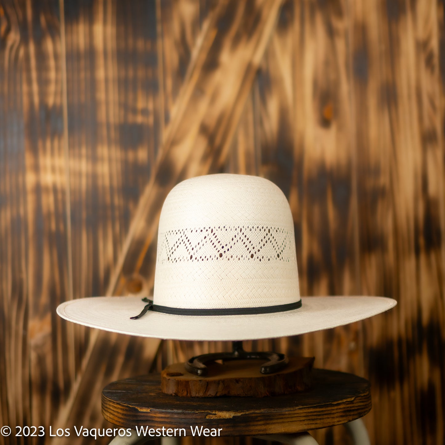 Rodeo King Ivory Coast Straw Hat Regular Crown White