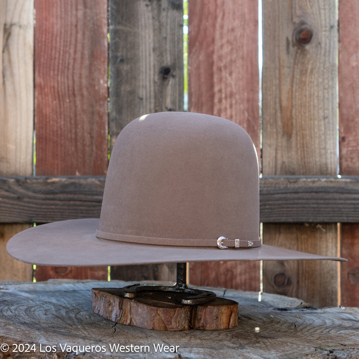Rodeo King 10X Beaver Felt Hat Regular Crown Tan Belly
