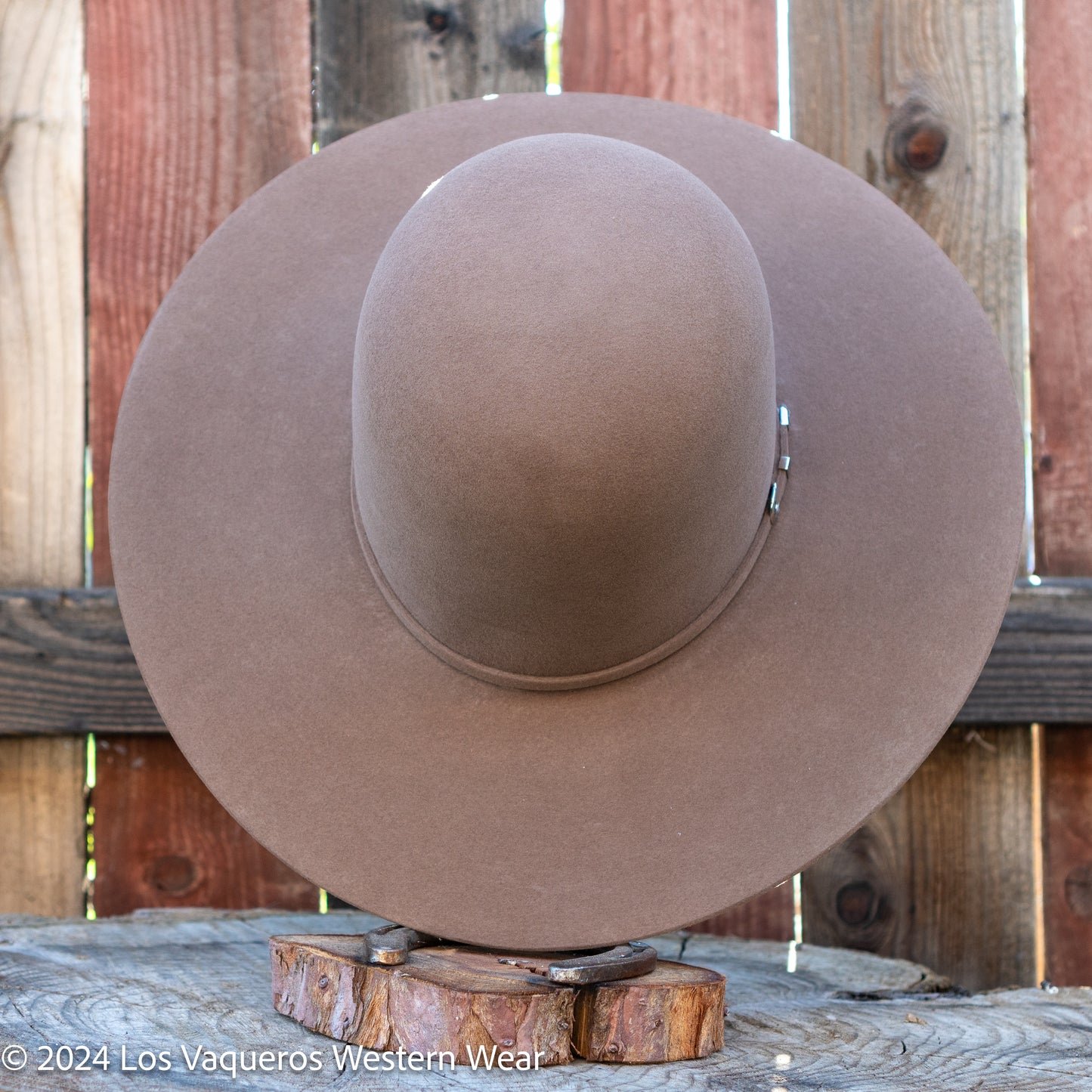 Rodeo King 10X Beaver Felt Hat Regular Crown Tan Belly