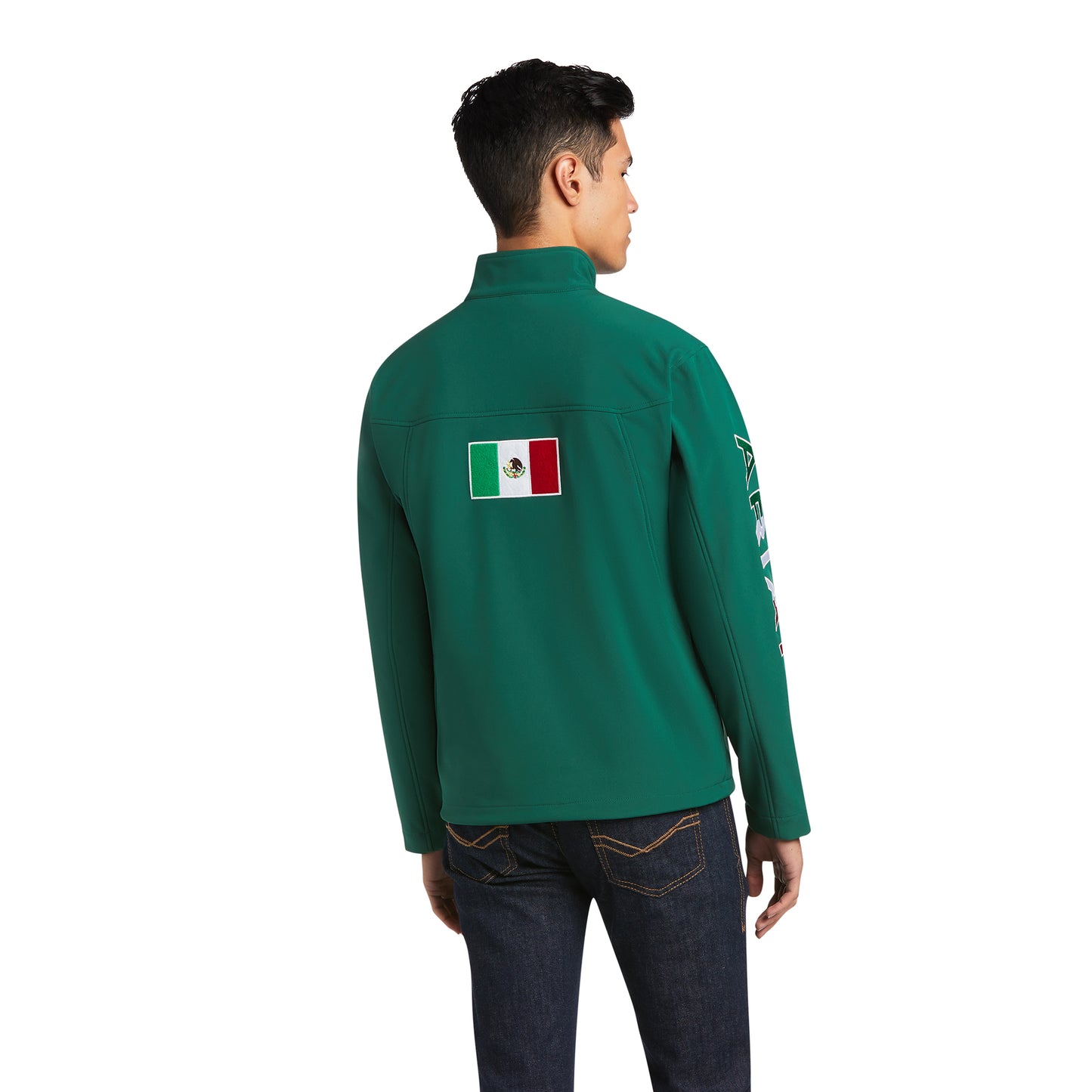 Ariat Men's New Team Softshell MEXICO Jacket Verde