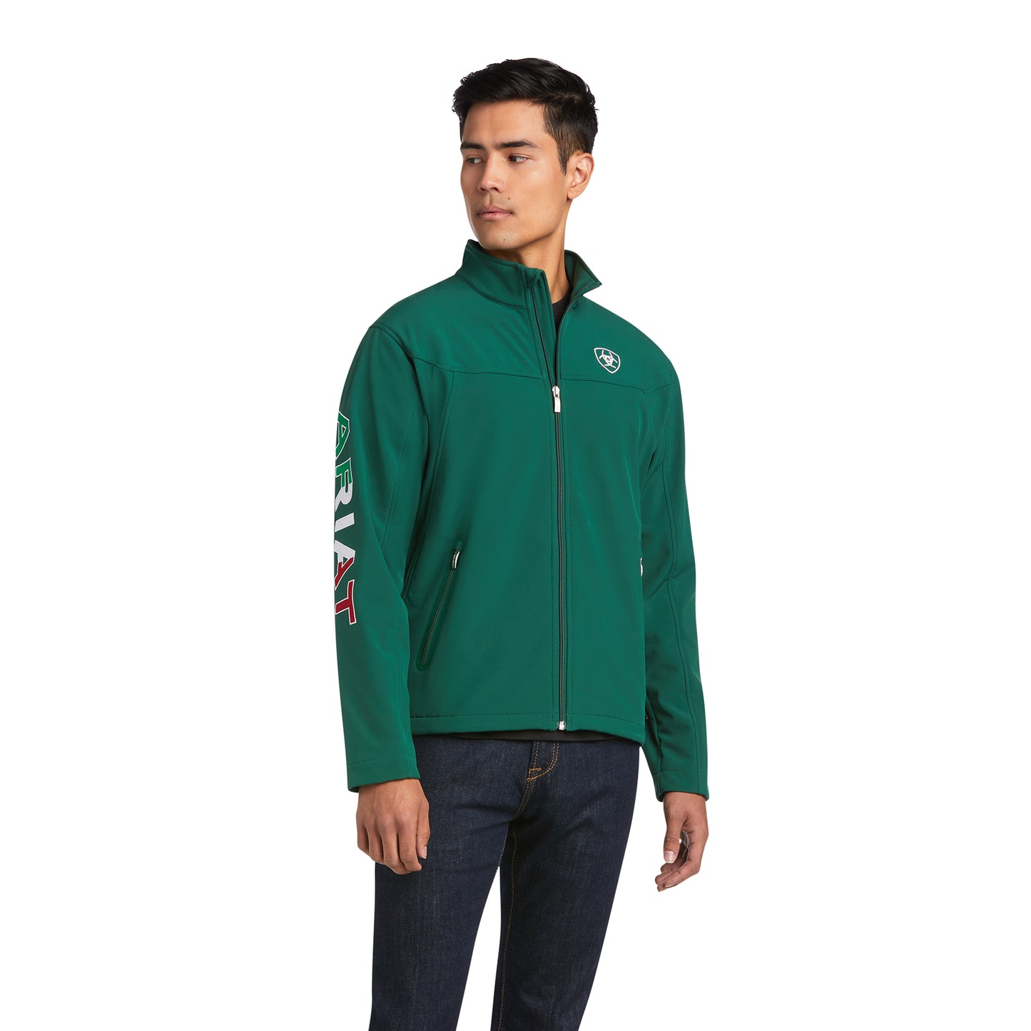 Ariat Men's New Team Softshell MEXICO Jacket Verde