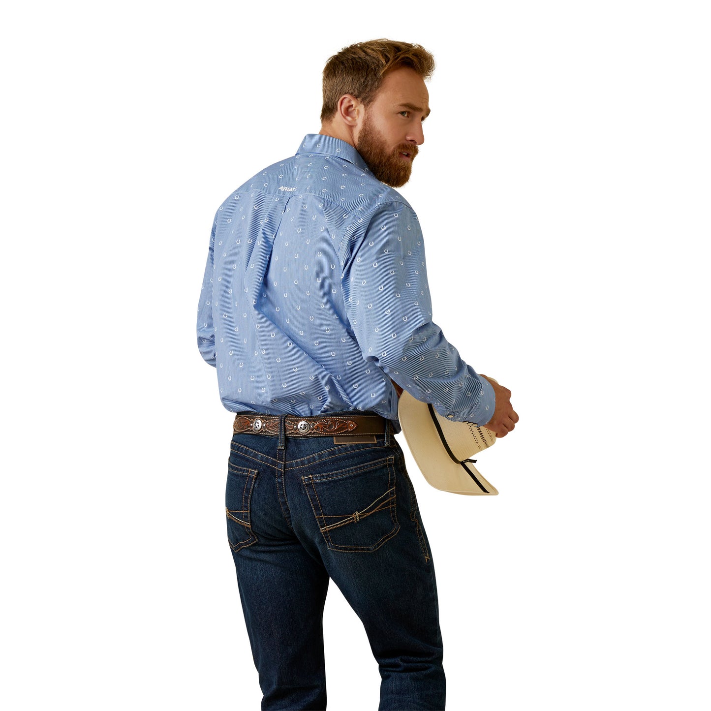 Ariat Men's Javier Classic Fit Shirt Blue