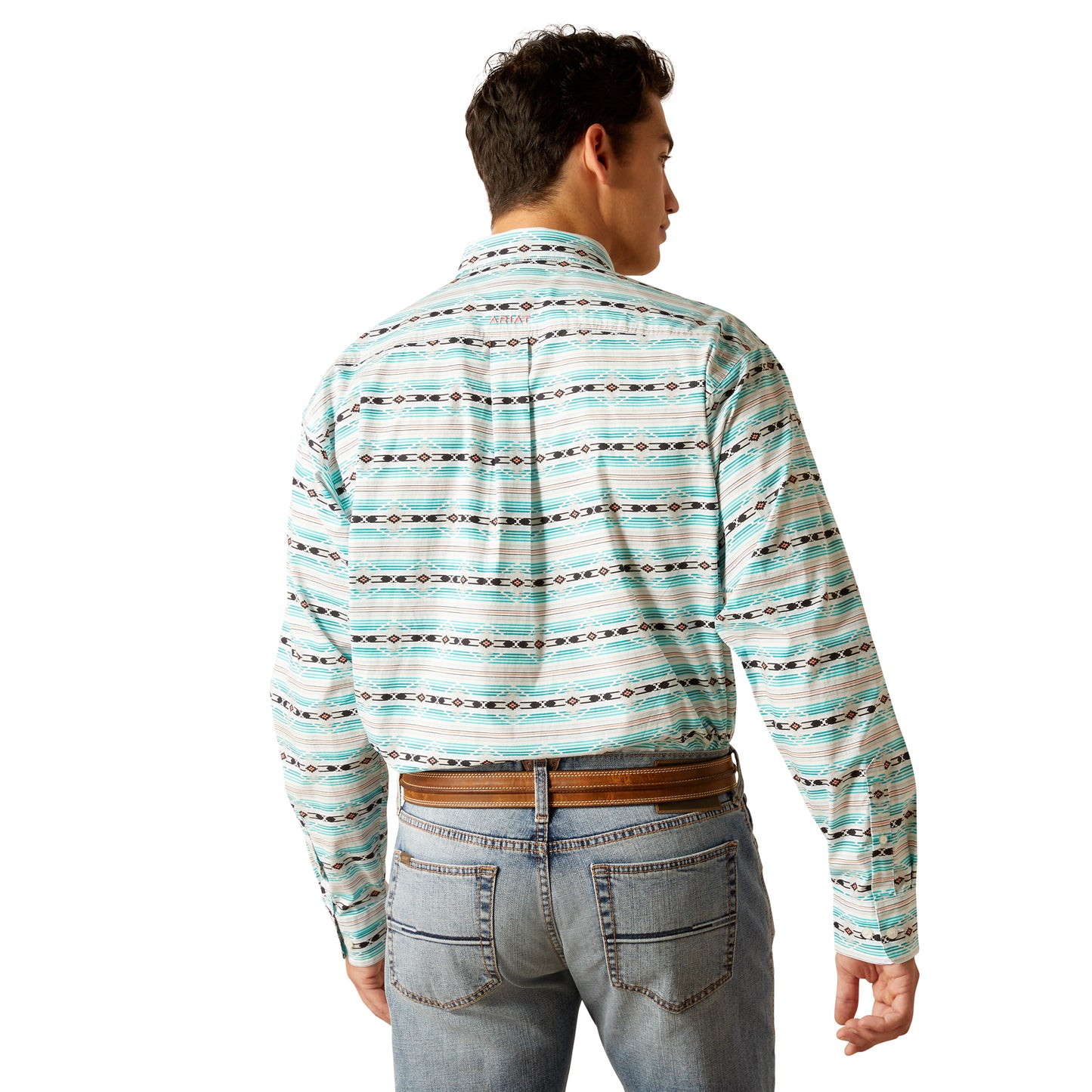 Ariat Men's Jefferson Classic Fit Shirt Ice Green