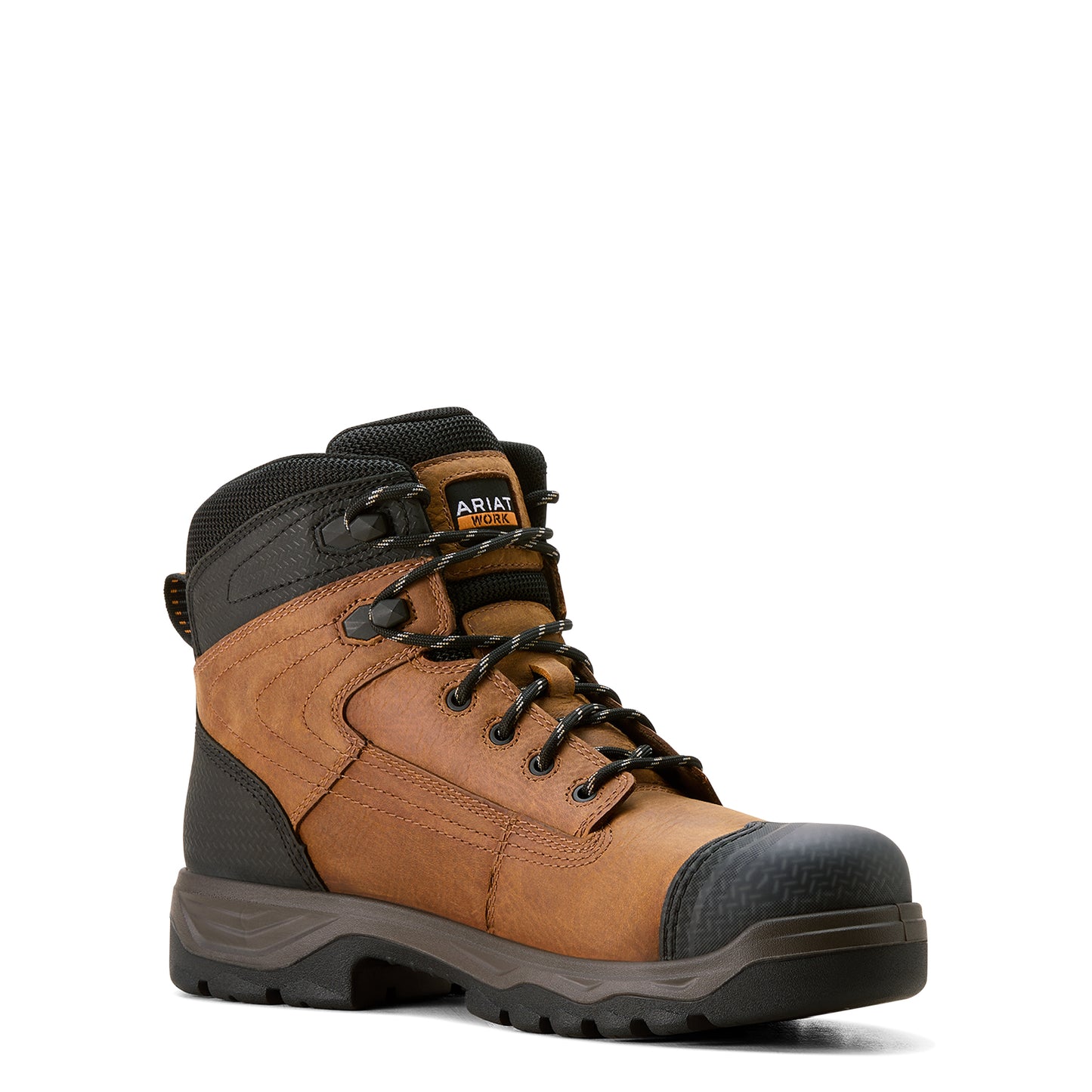 Ariat Men Turbo Duratread Xtr 6" Waterproof Carbon Toe Work Boot Natural Brown