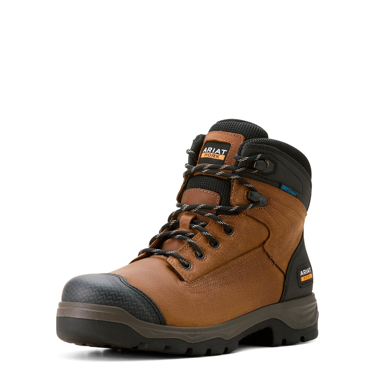 Ariat Men Turbo Duratread Xtr 6" Waterproof Work Boot Natural Brown