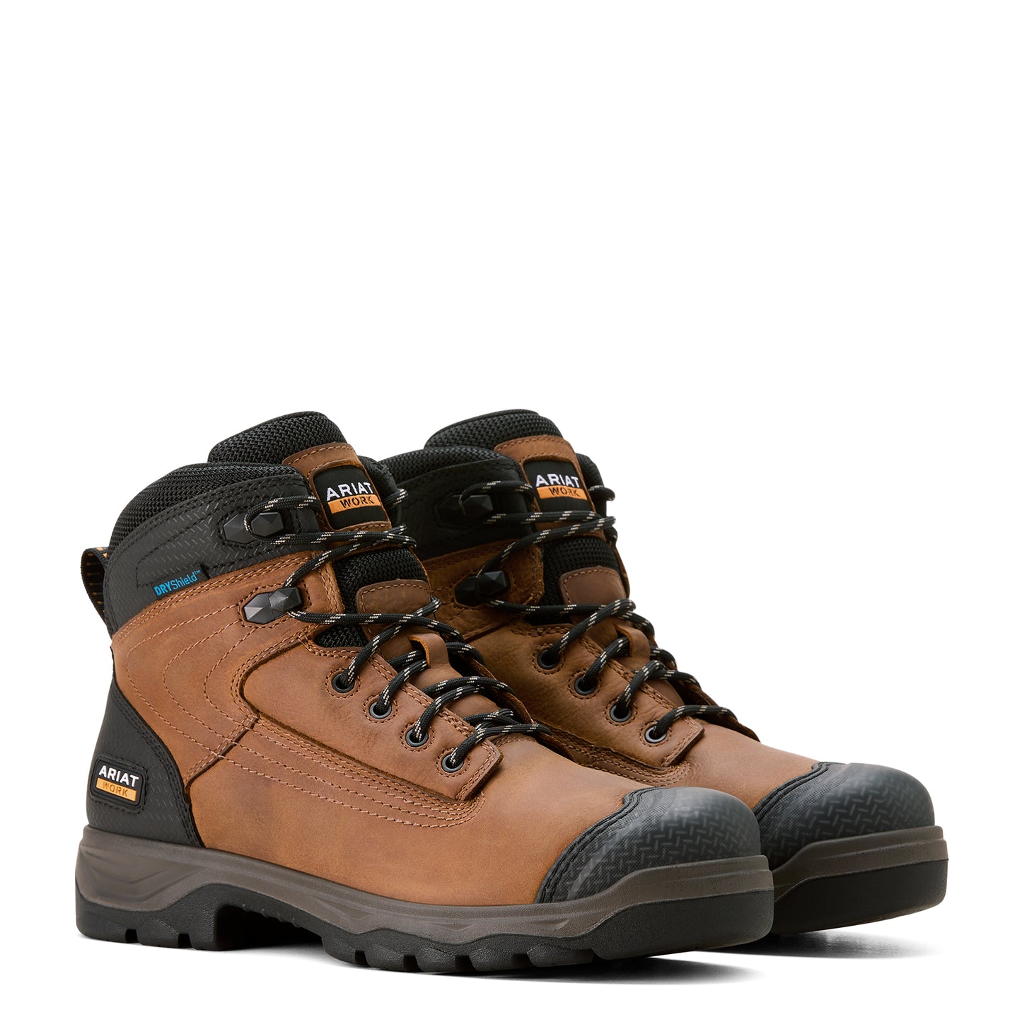 Ariat Men Turbo Duratread Xtr 6" Waterproof Work Boot Natural Brown