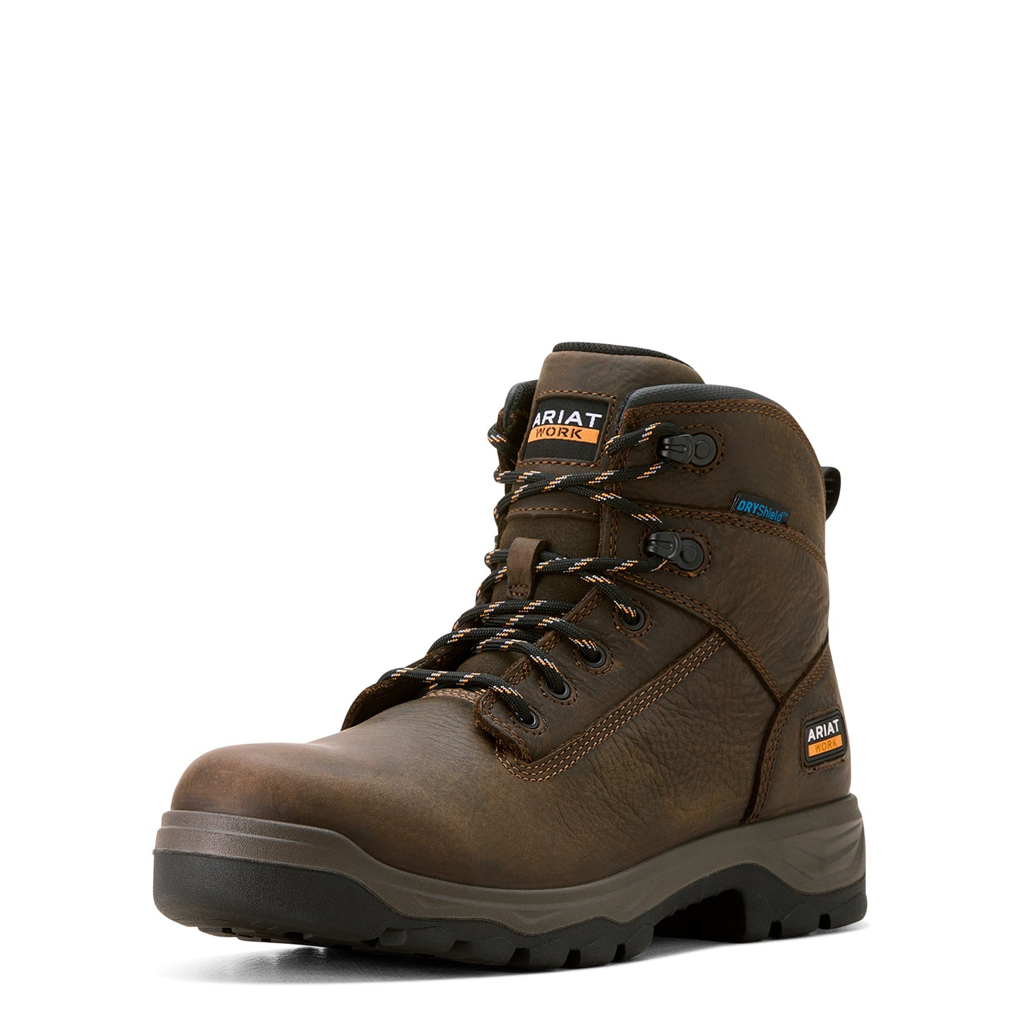 Ariat Men Turbo Duratread 6" Waterproof Work Boot Dark Brown