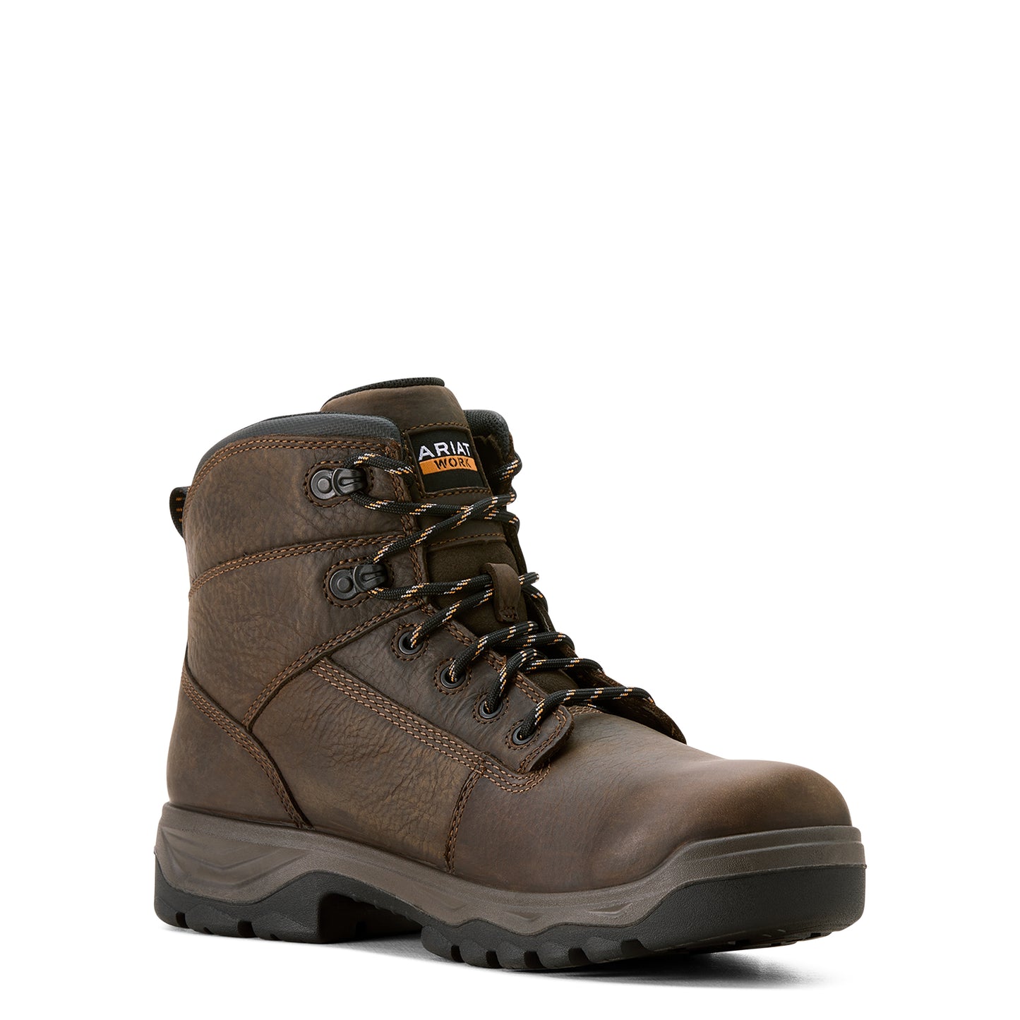 Ariat Men Turbo Duratread 6" Waterproof Work Boot Dark Brown
