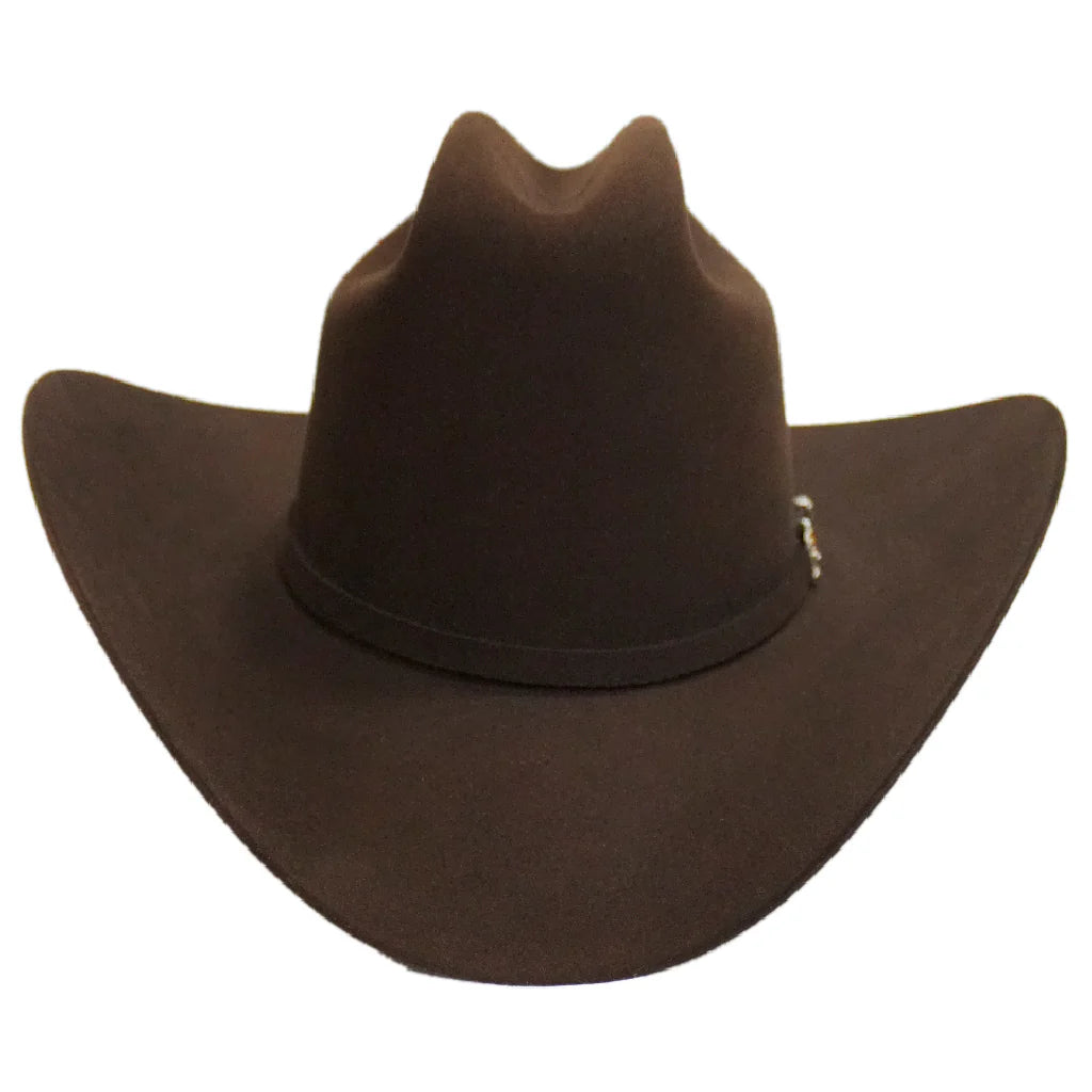 Stetson El Patron 01 Premier 30x Felt Cowboy Hat Copa Alta "Tall Crown" Chocolate