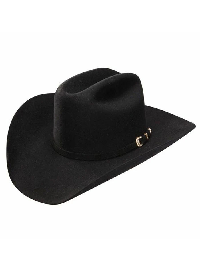Stetson Palacio II 6x Cowboy Fur Felt Hat Regular Crown Black