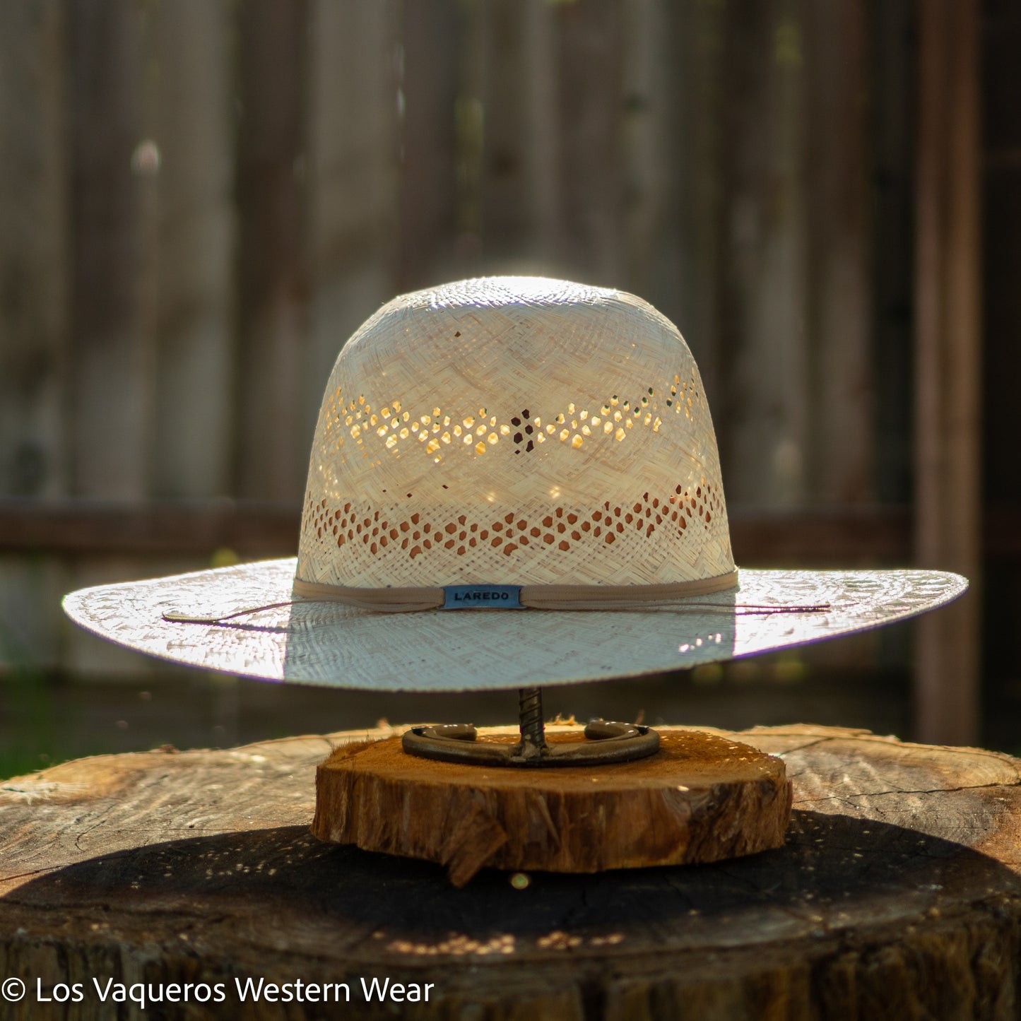 Laredo Straw Hat Regular Crown Sisal Tan
