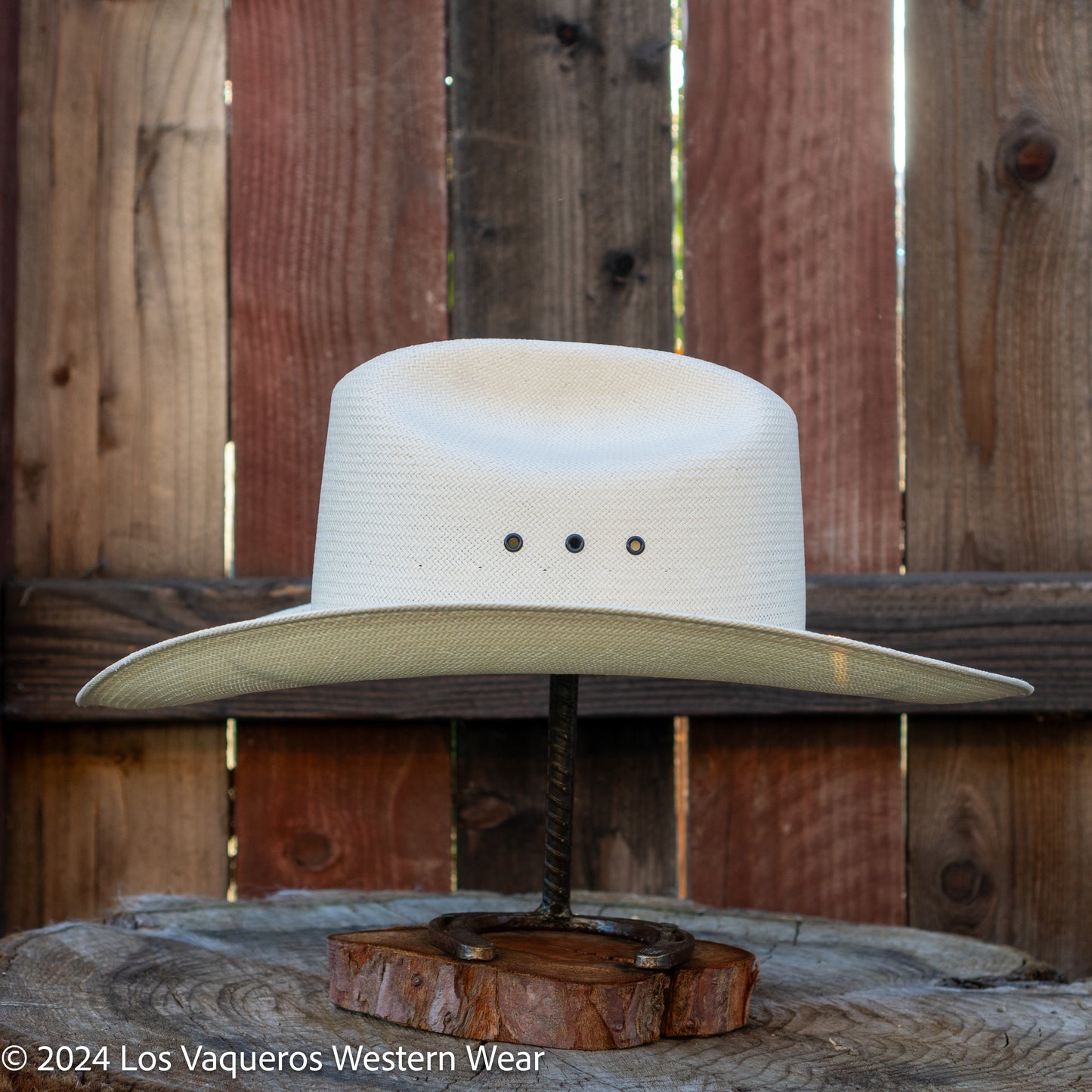 Resistol 10x Long Cattleman Cowboy Hat Straw Hat Natural