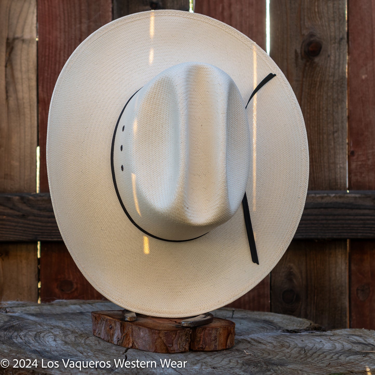 Resistol 10x Cattleman Cowboy Hat Straw Hat Regular Crown Natural